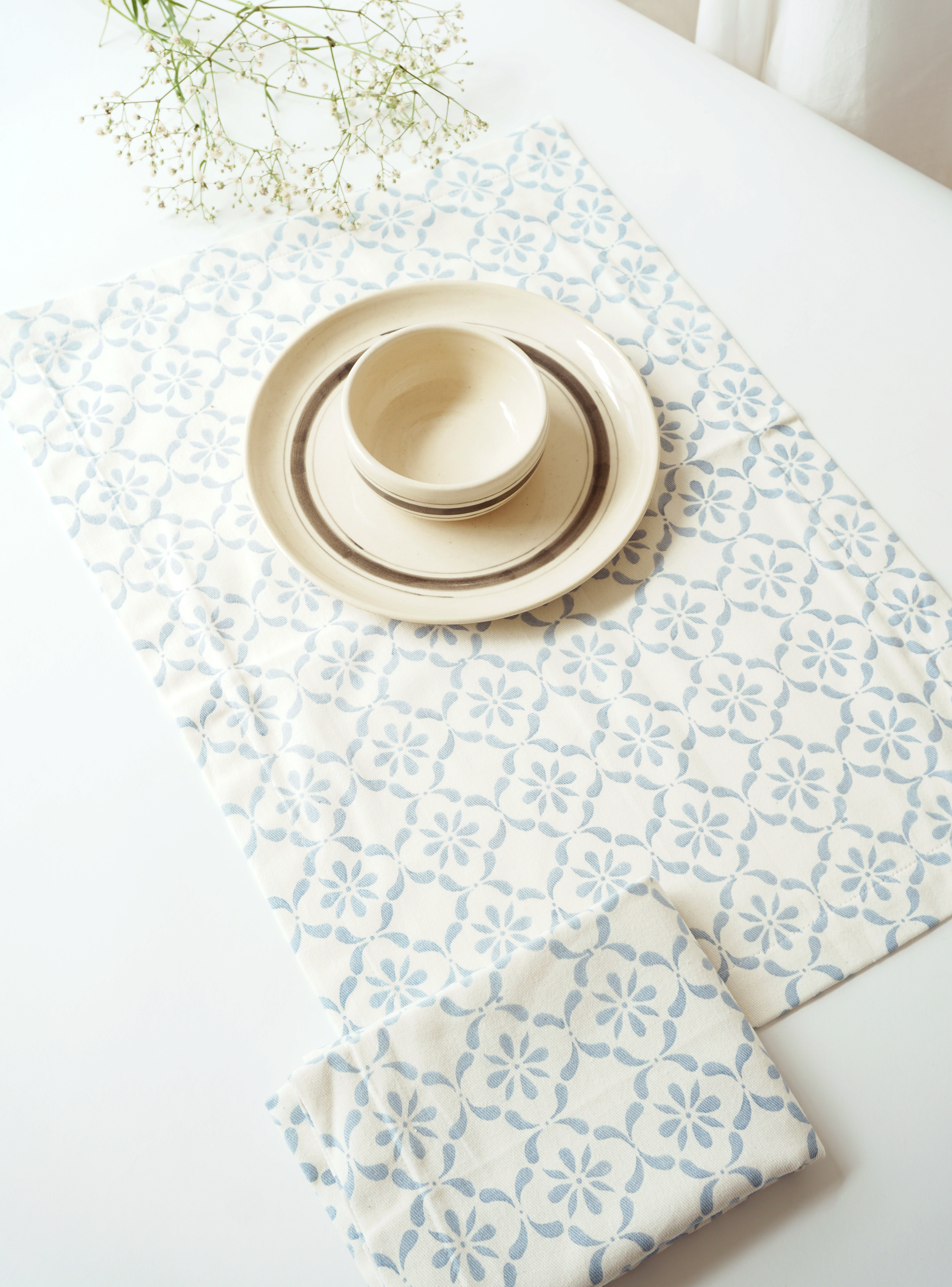 Souk Tablemats, Sky Blue (Set of 4)