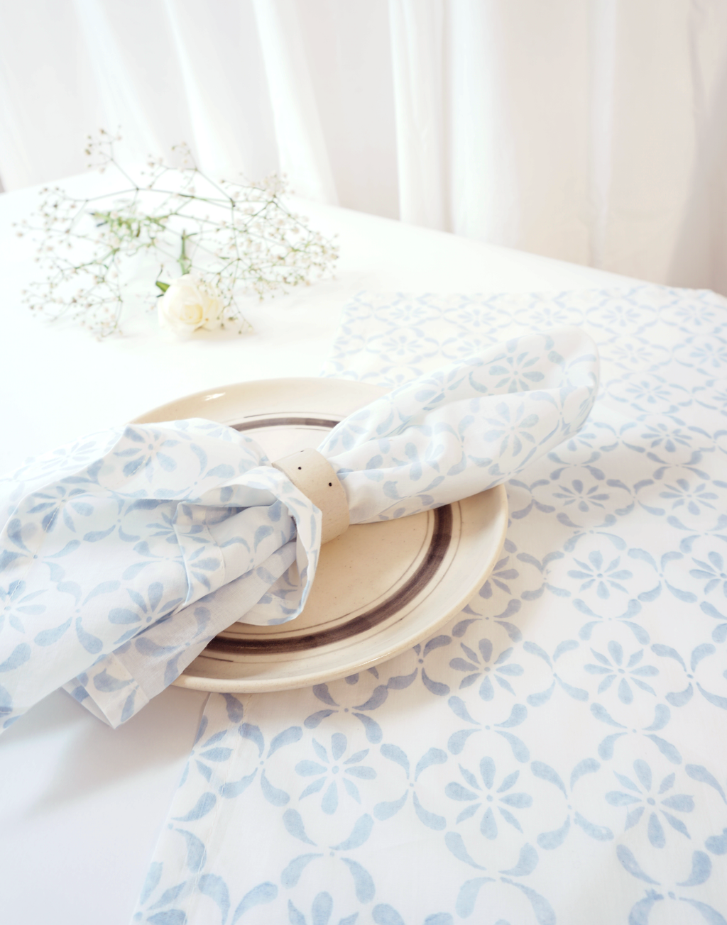 Souk Napkins, Sky Blue (Set of 2)