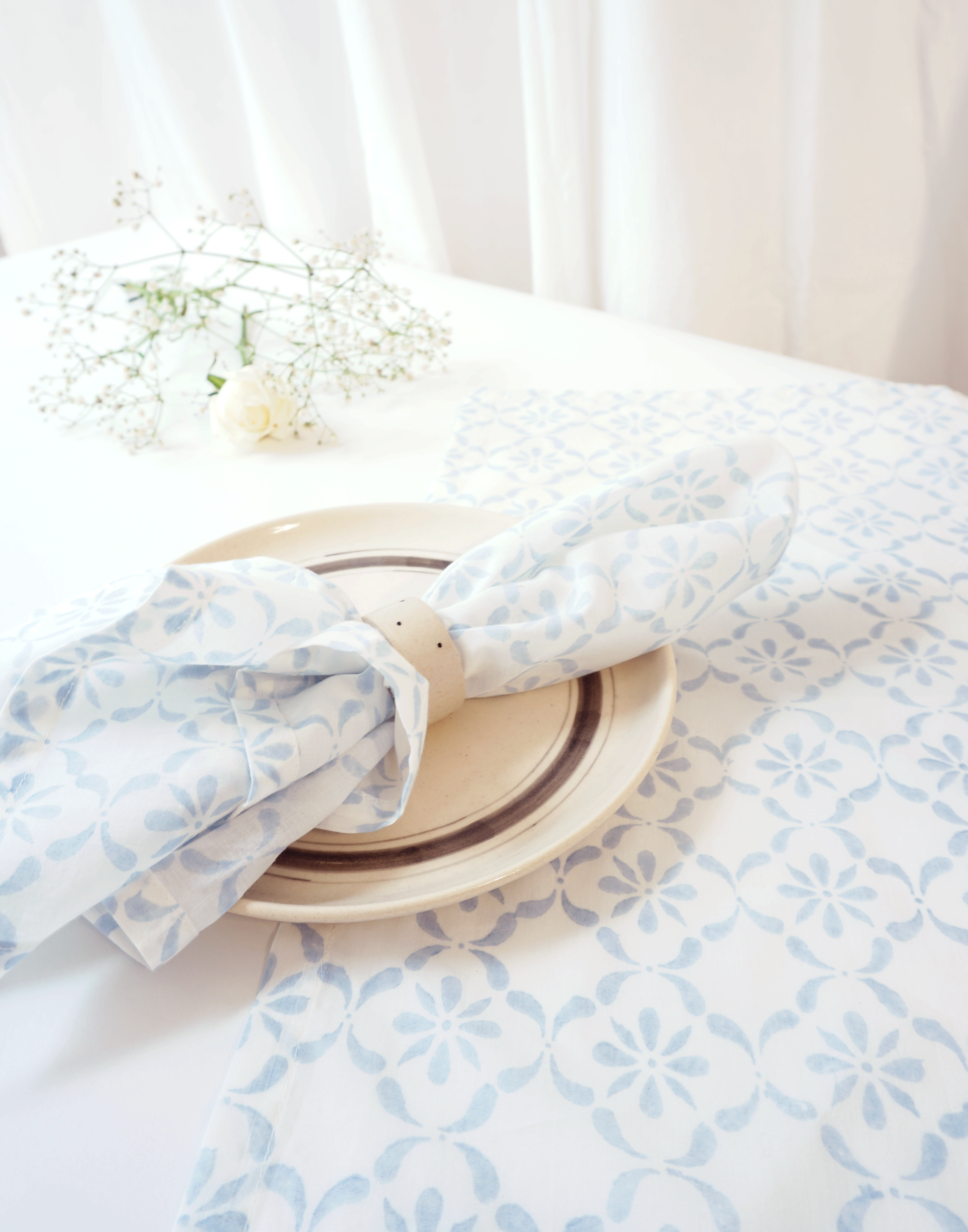Souk Napkins, Sky Blue (Set of 2)