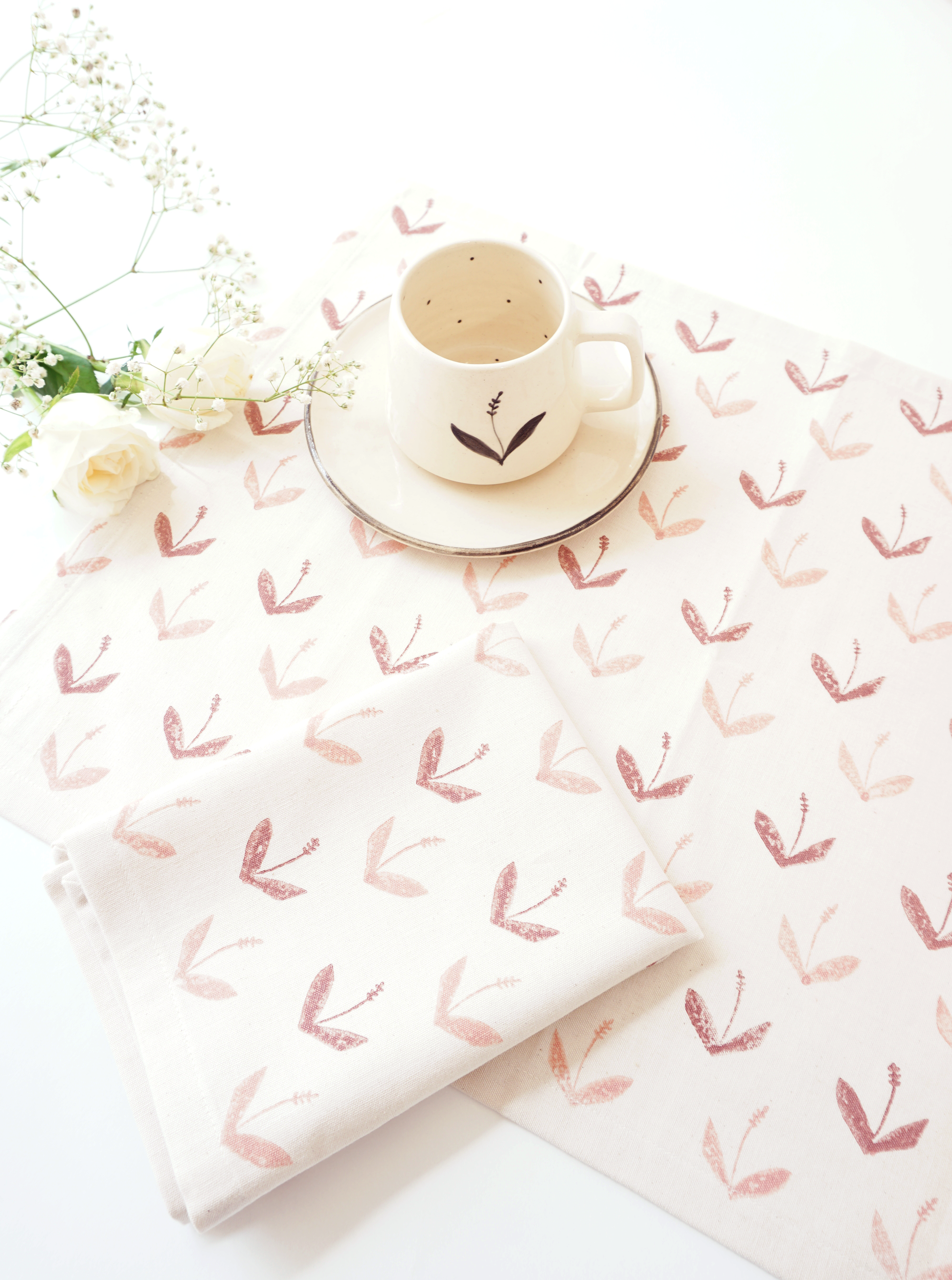 Primrose Tablemats, Pink (Set of 4)