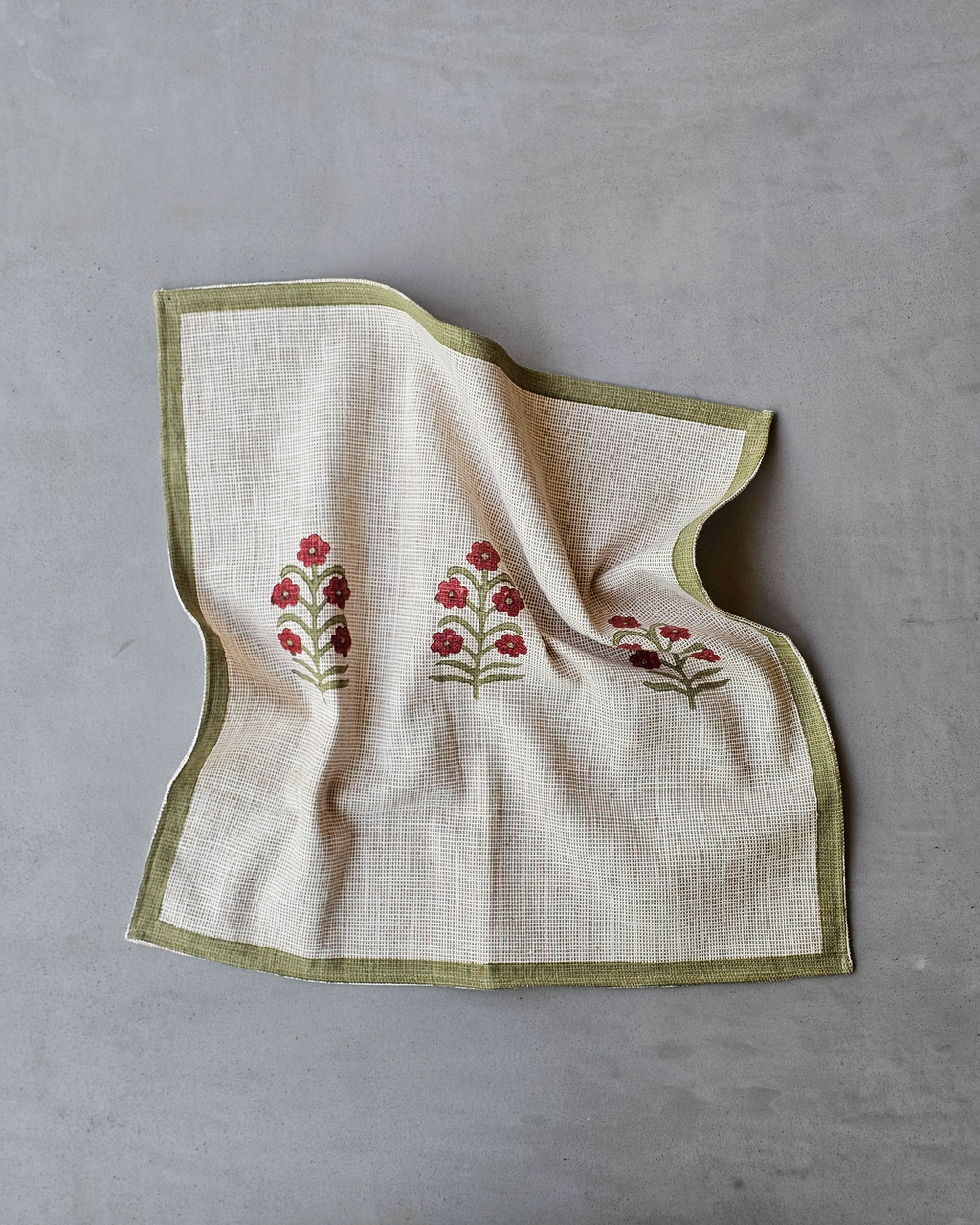 Dahlia Napkins, Sage( Set of 2)