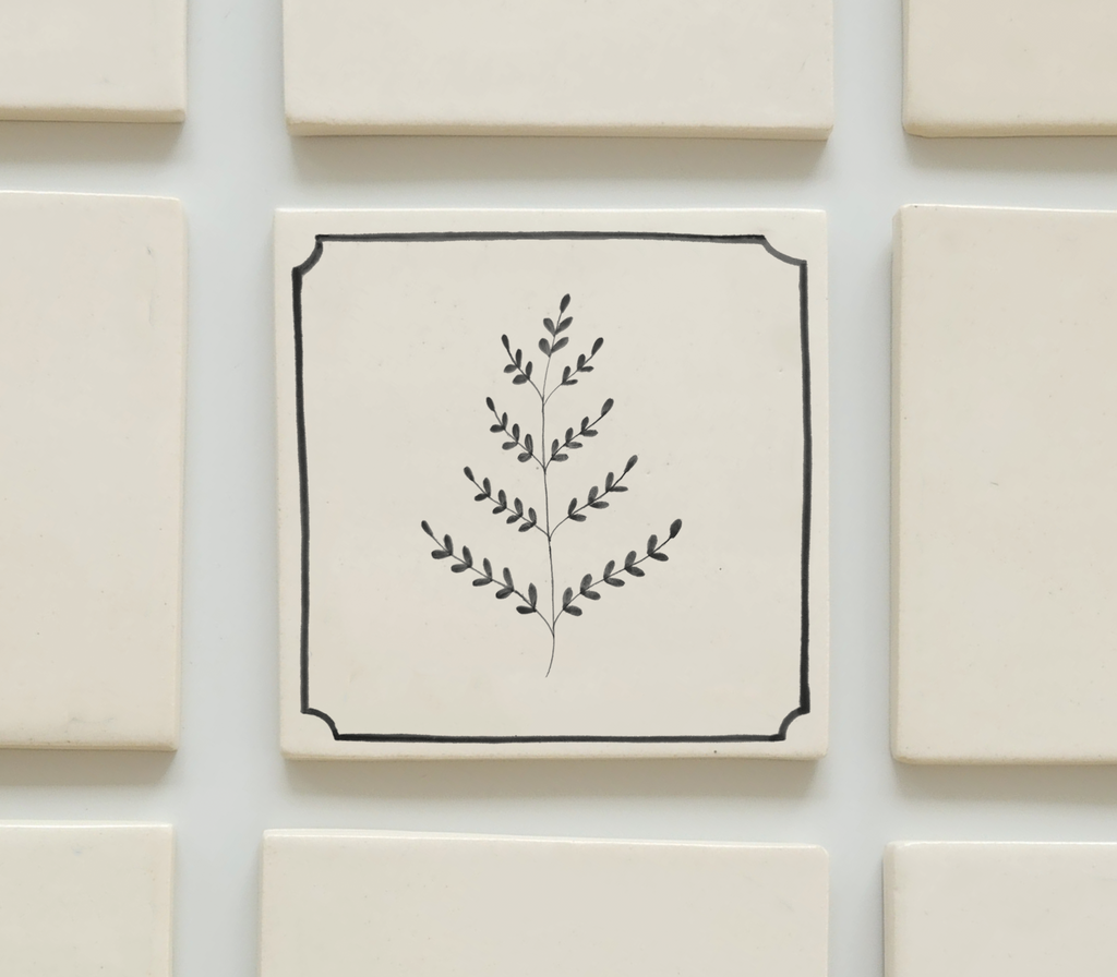 Ferns Tile (4"X4")