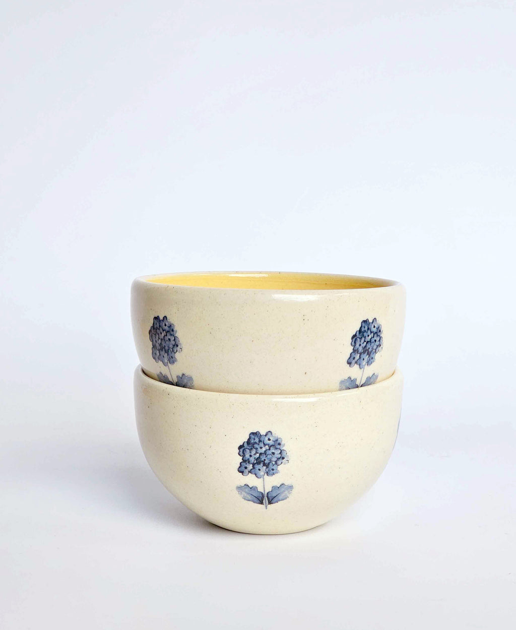 French Flora Soup Bowls Musterd (Set of 2)