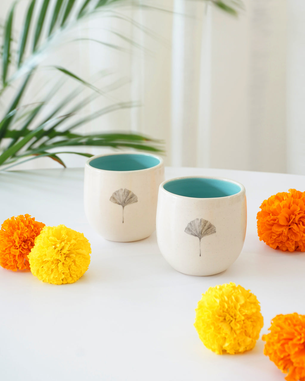 Gingko Cups ( Set of 2 )