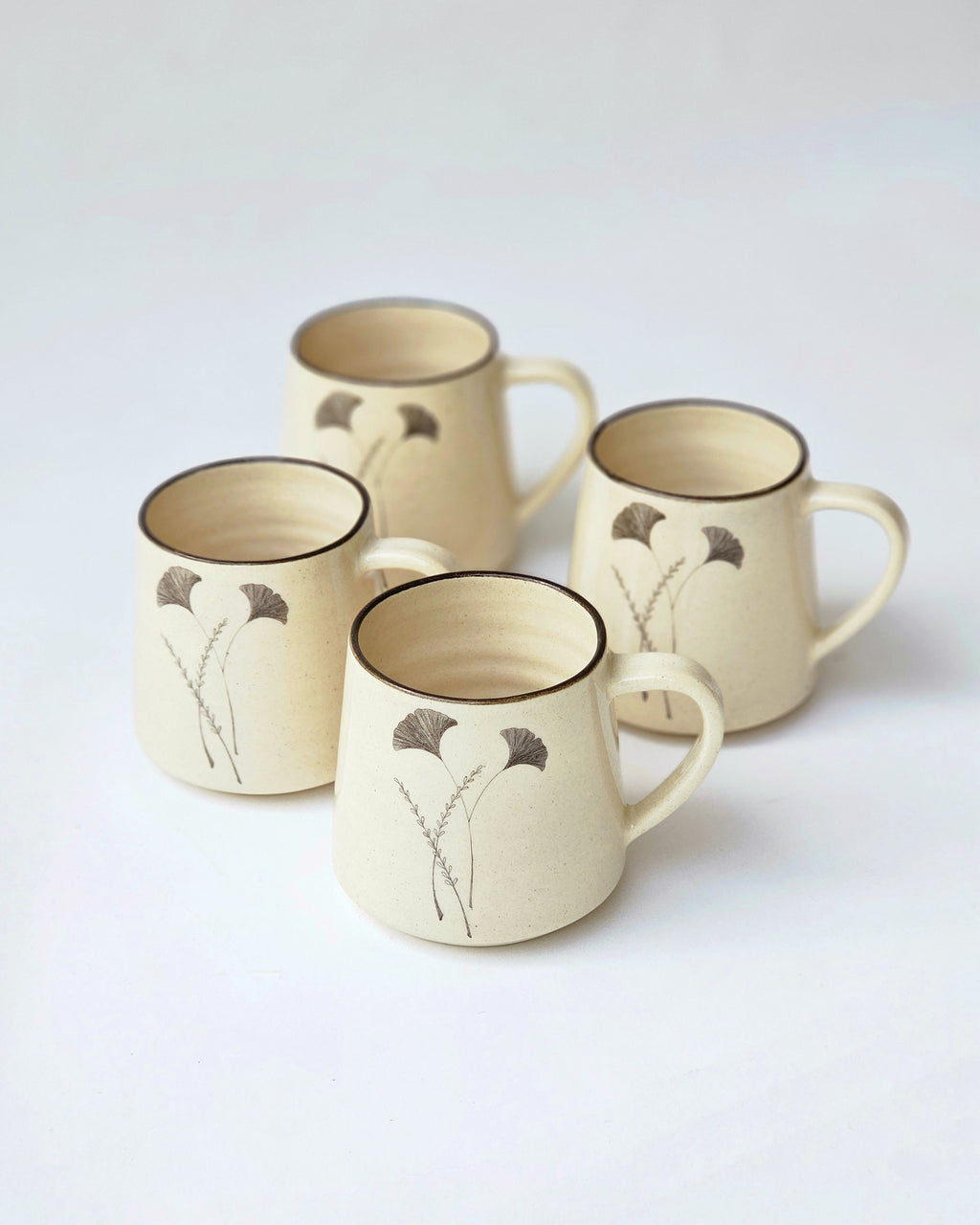 Gingko Coffee Mugs (Set of 2)