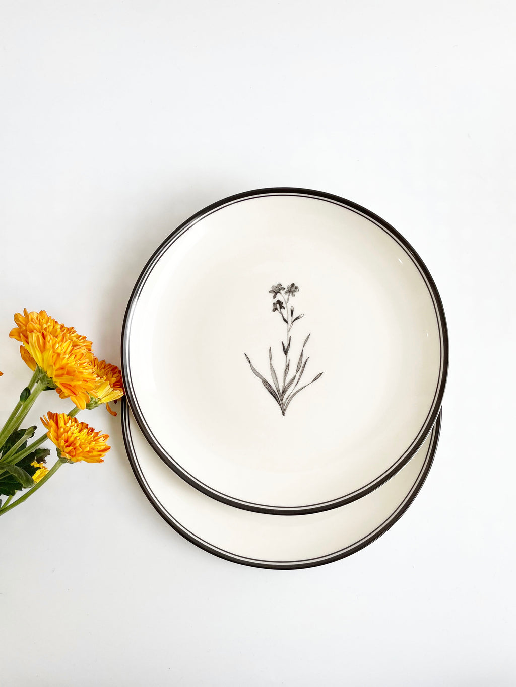 Bouquet Quarter Plates (Set of 2)