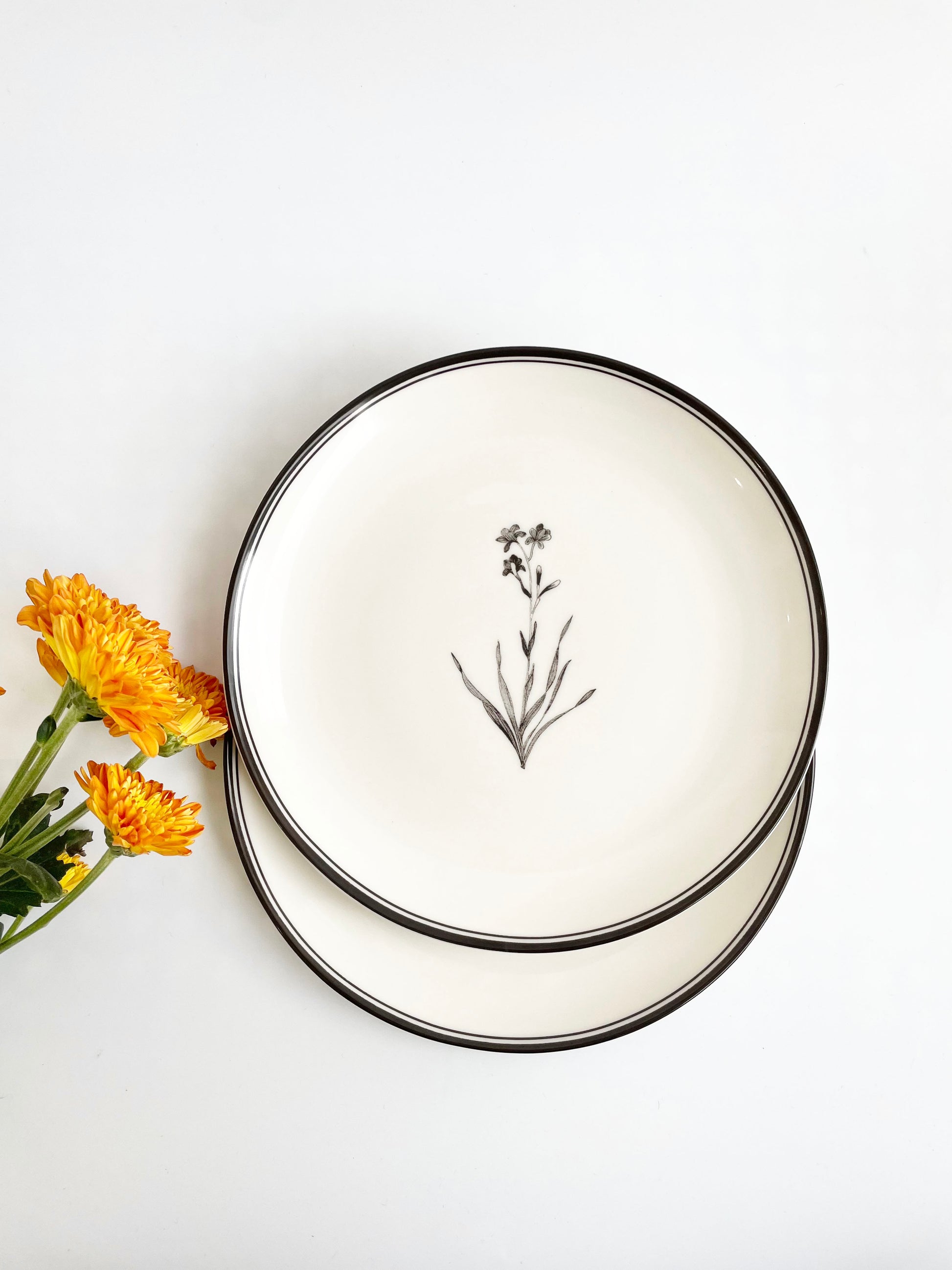 Bouquet Quarter Plates (Set of 2)