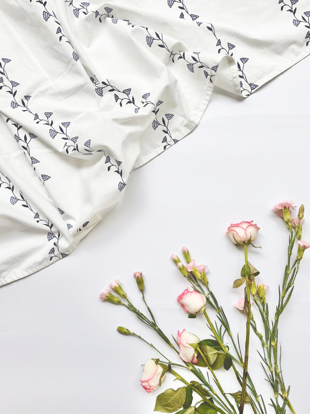 Bougainvillea Bedsheet and Pillow Covers