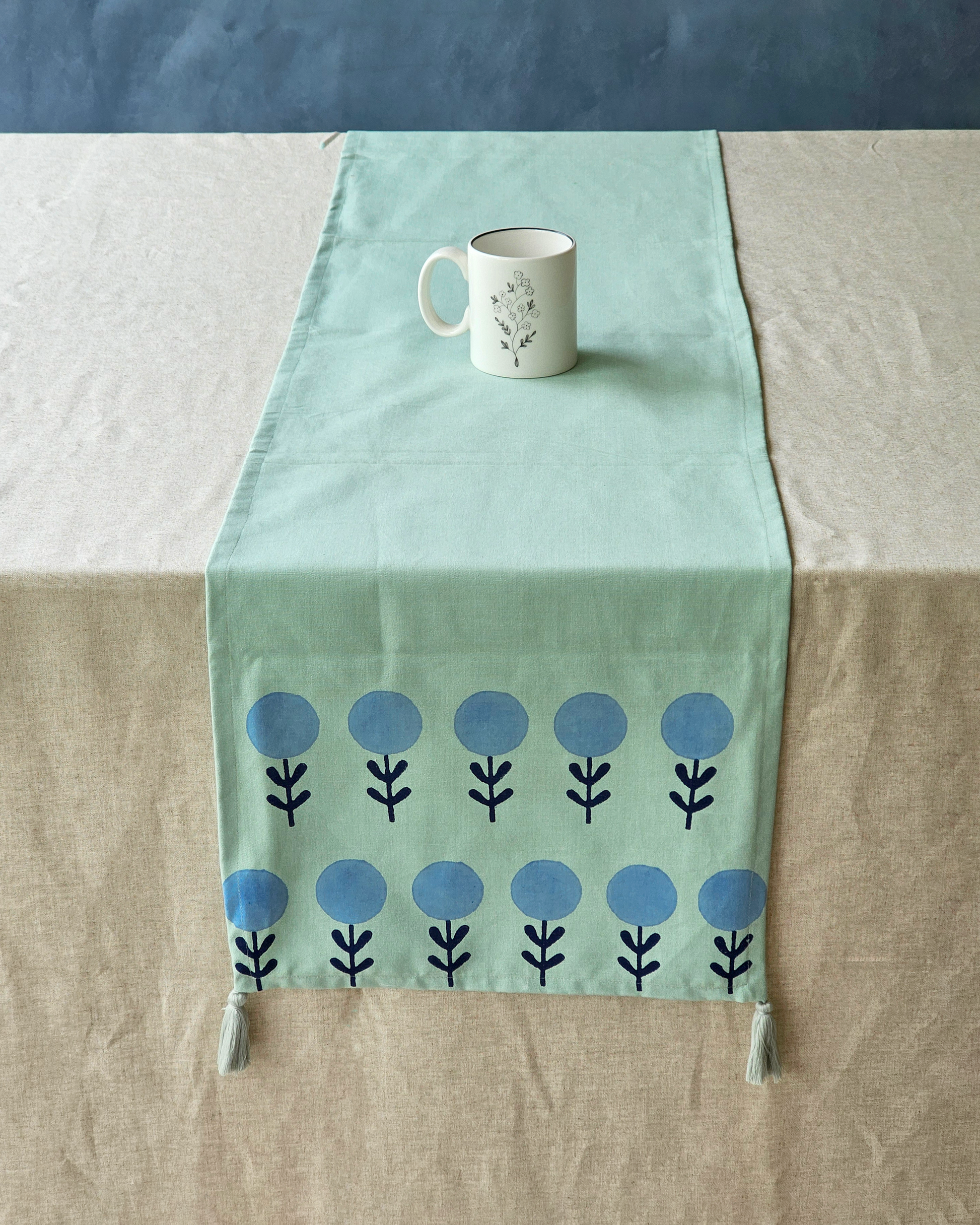 Kadam Table Runner, Blue