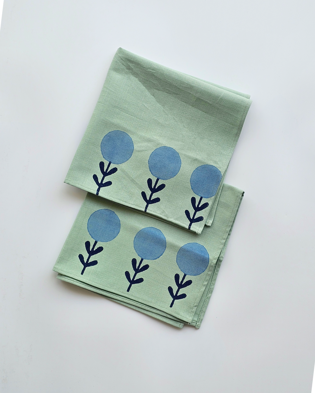 Kadam Napkins, Navy Blue ( Set of 2)