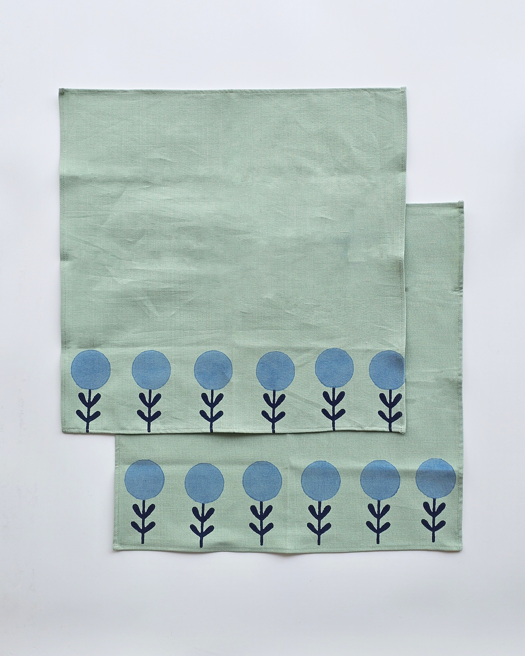 Kadam Napkins, Navy Blue ( Set of 2)