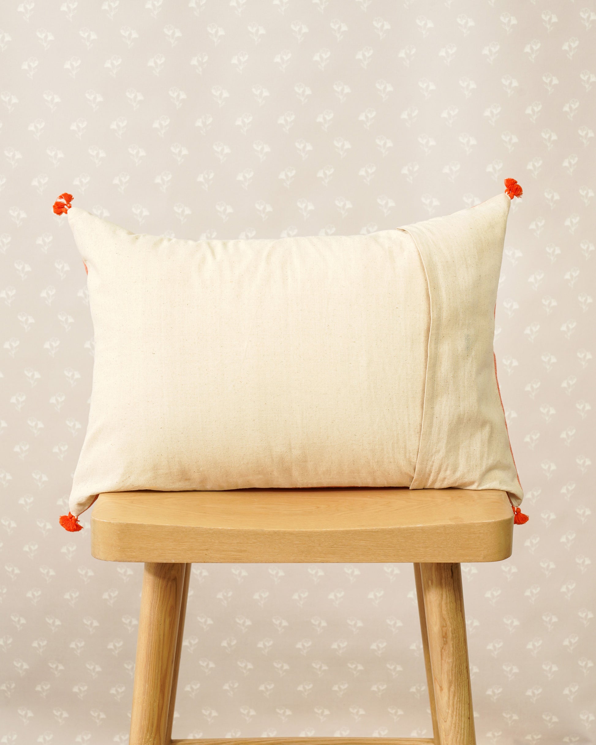 Fiesta Lumbar Cushion Cover, Apricot ( 14"x20" )