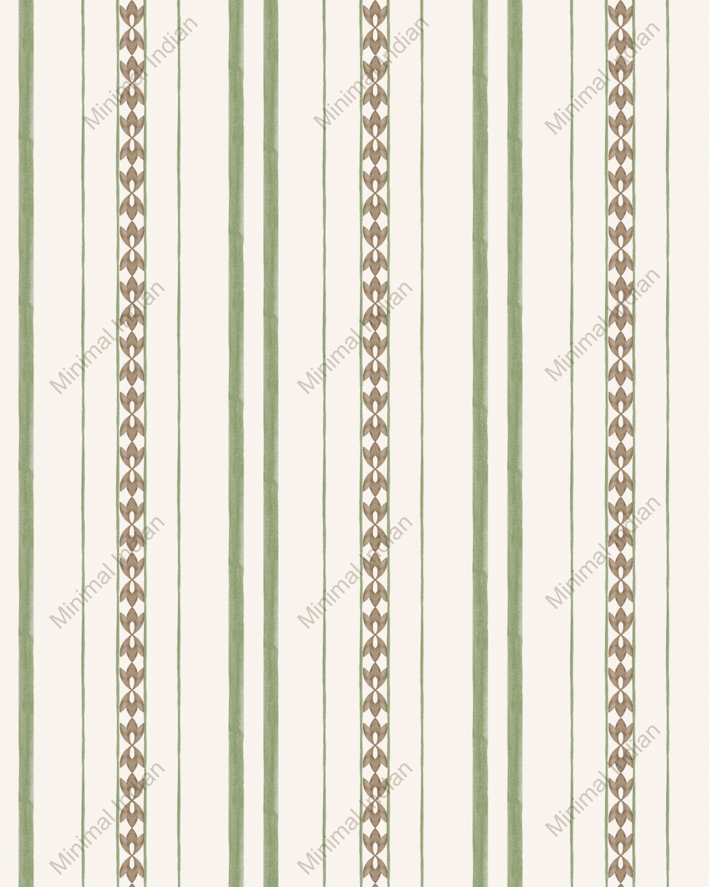 Mizu Stripe, Sage