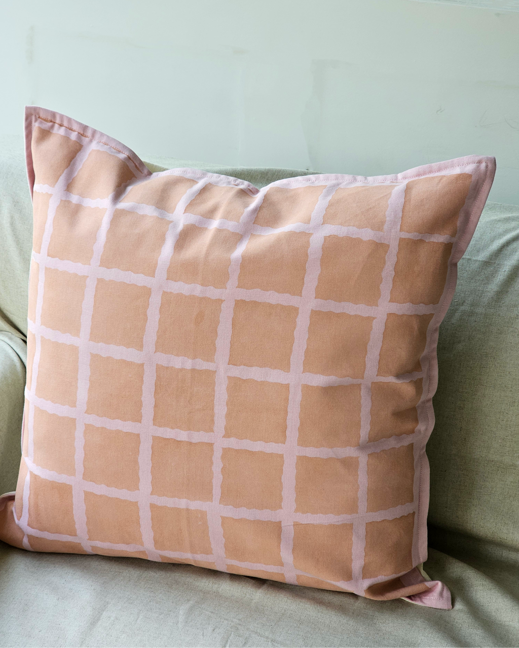 Mati Cushion Cover, Brown( 20"x20" )