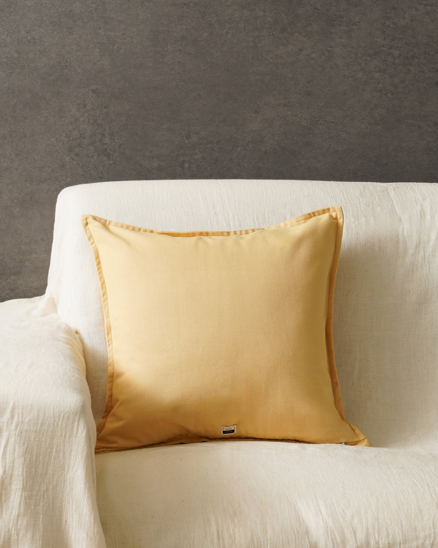 Sunflower Cushion Cover, Yellow (16” X 16”)