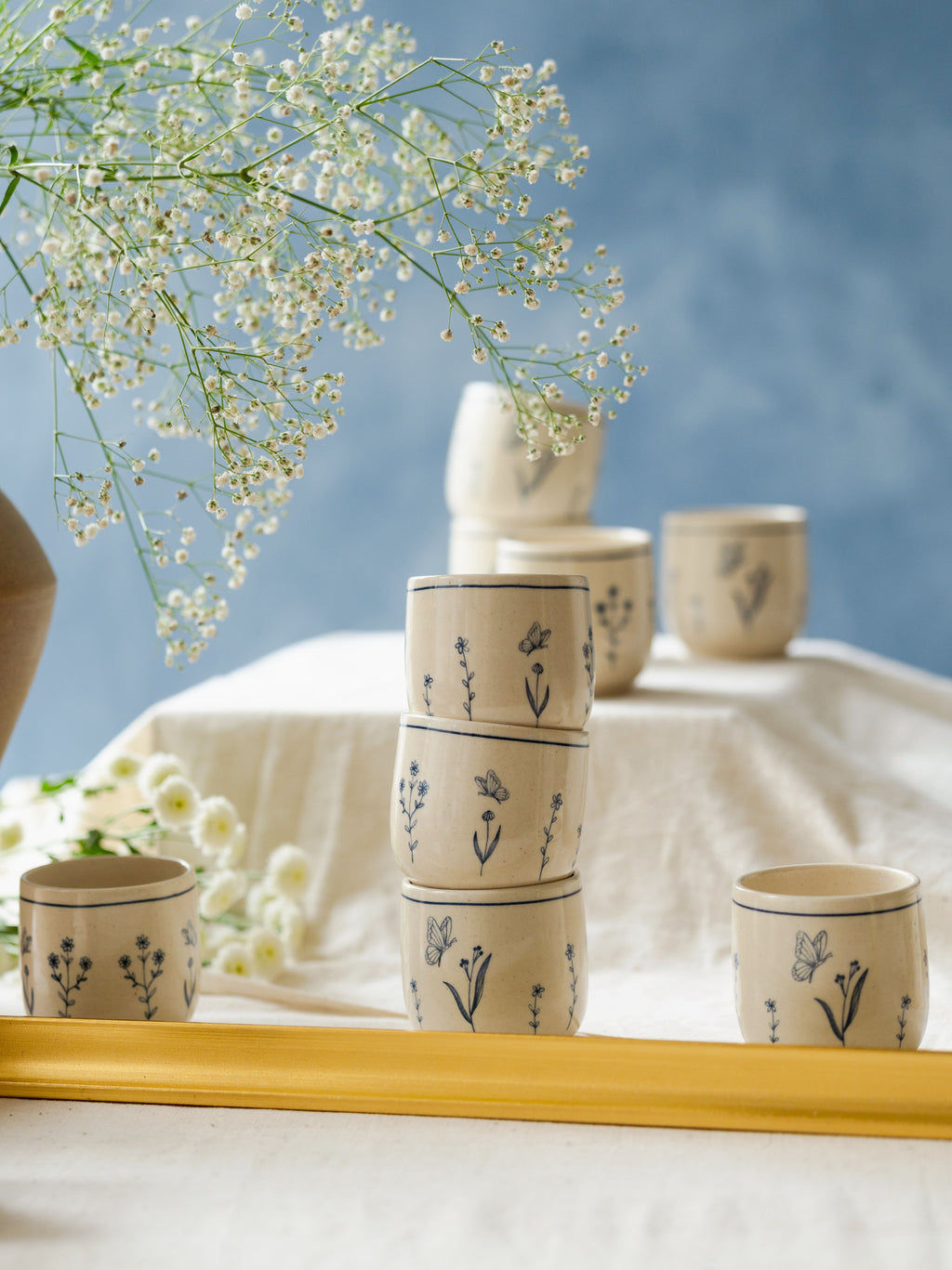 Farm Flora Zen Cups (Set of 2)