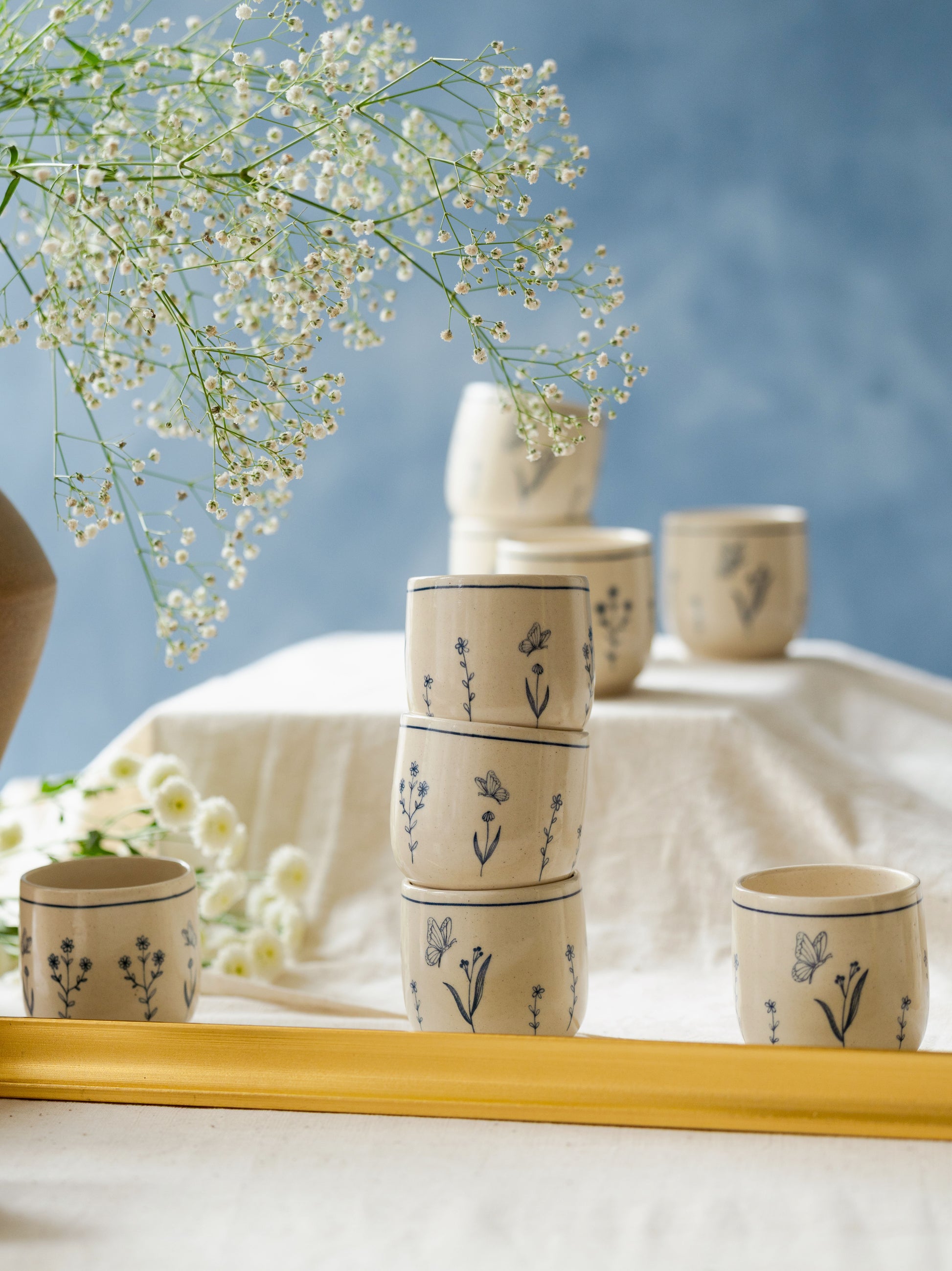 Farm Flora Zen Cups (Set of 2)