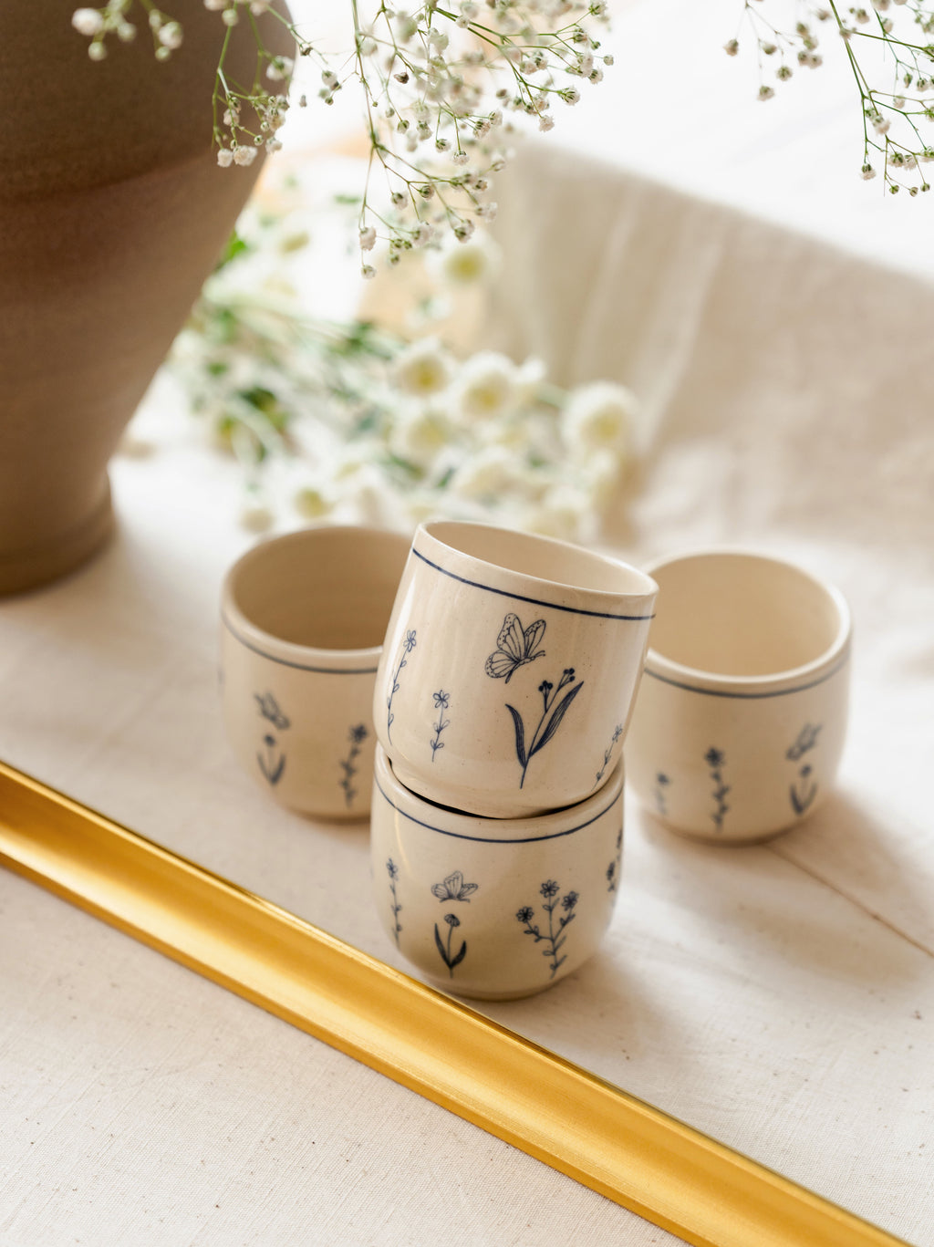 Farm Flora Zen Cups (Set of 2)