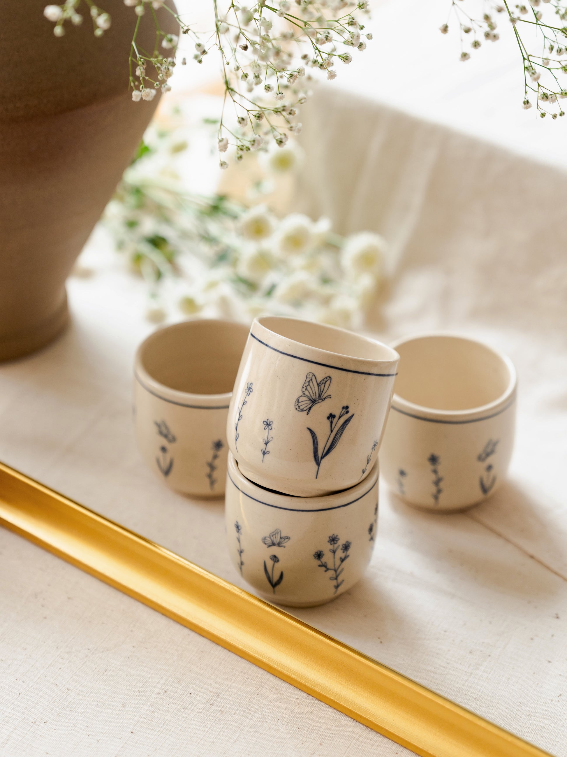 Farm Flora Zen Cups (Set of 2)