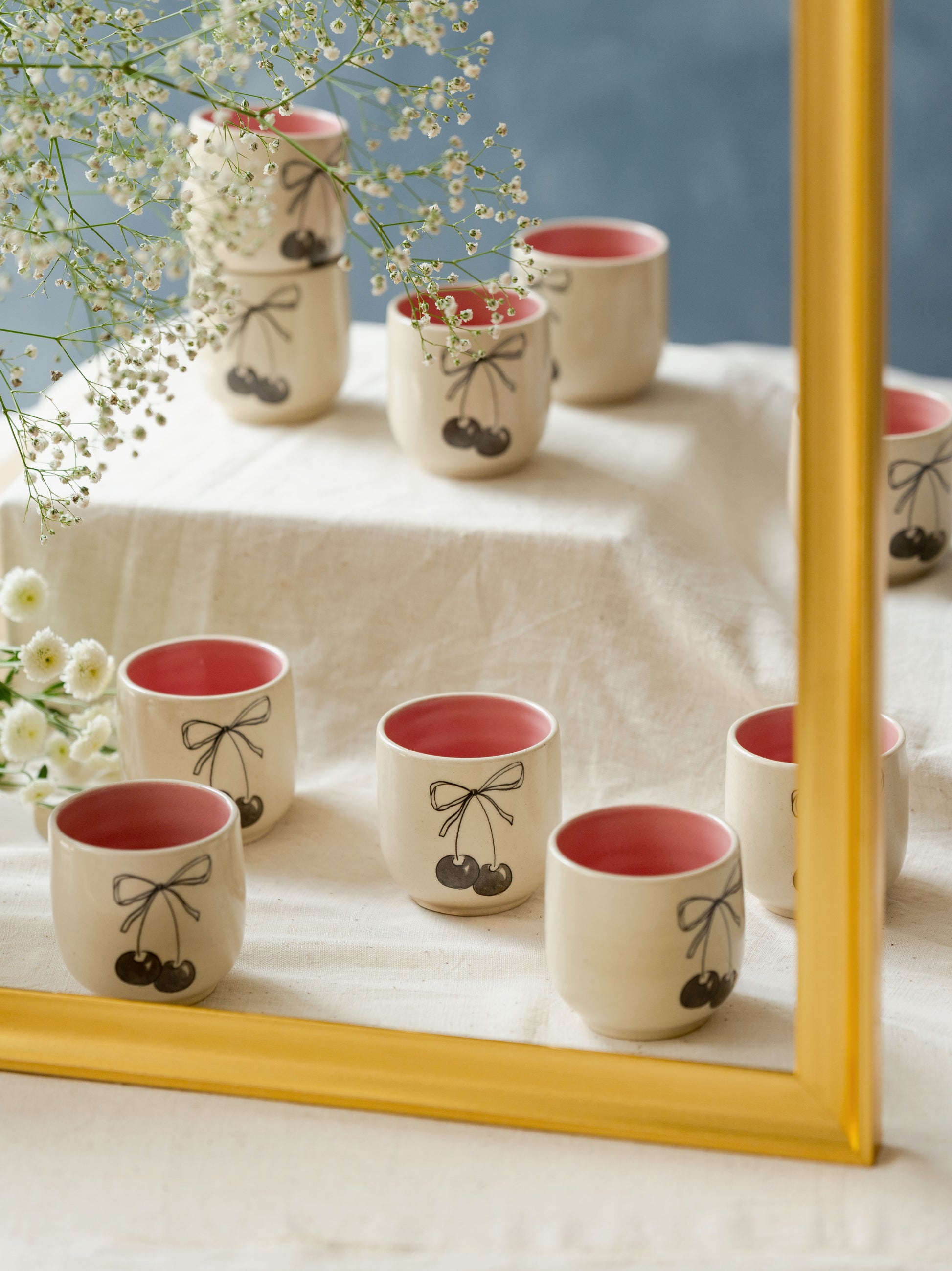 Cherry Zen Cups (Set of 2)