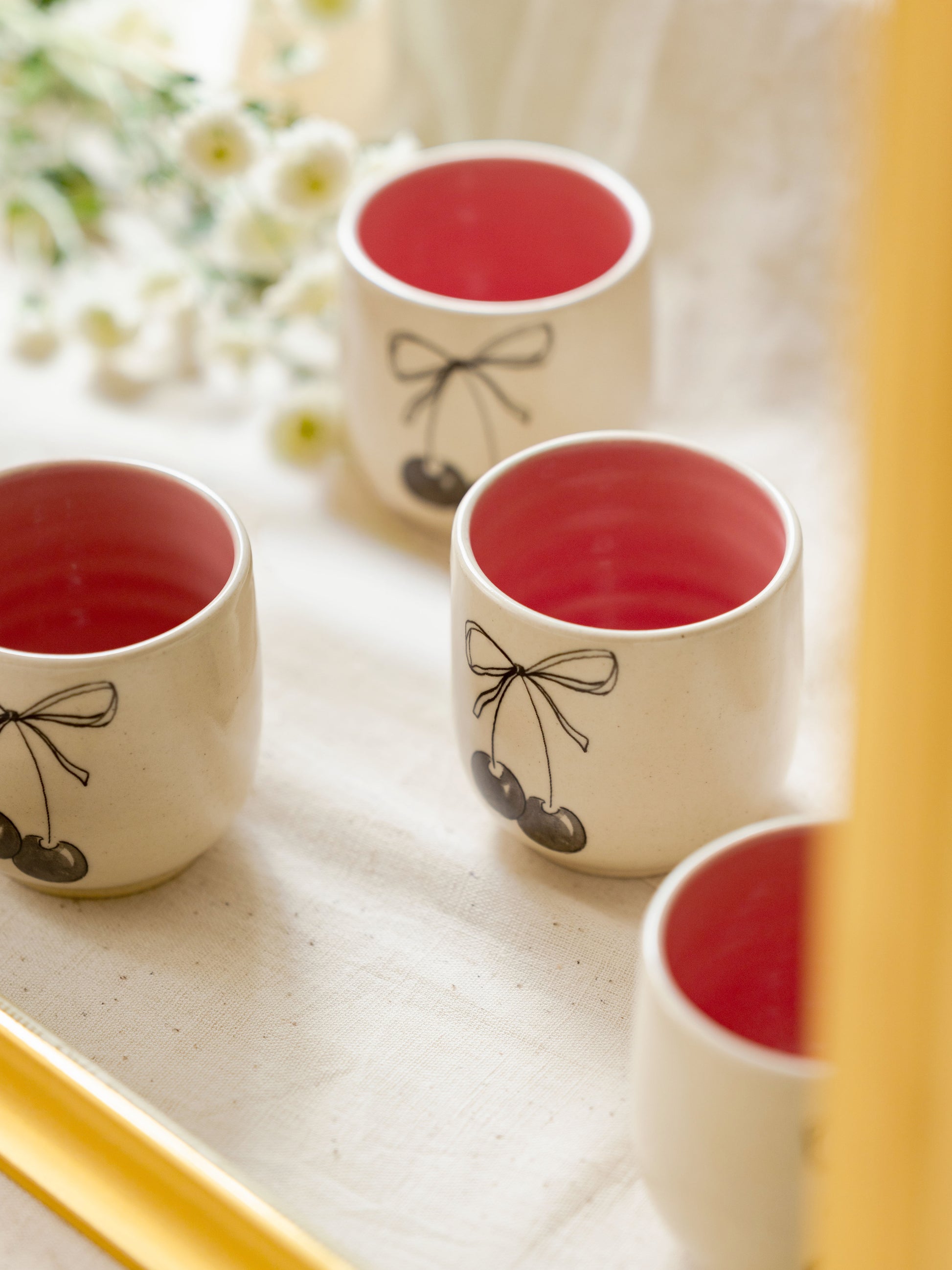 Cherry Zen Cups (Set of 2)