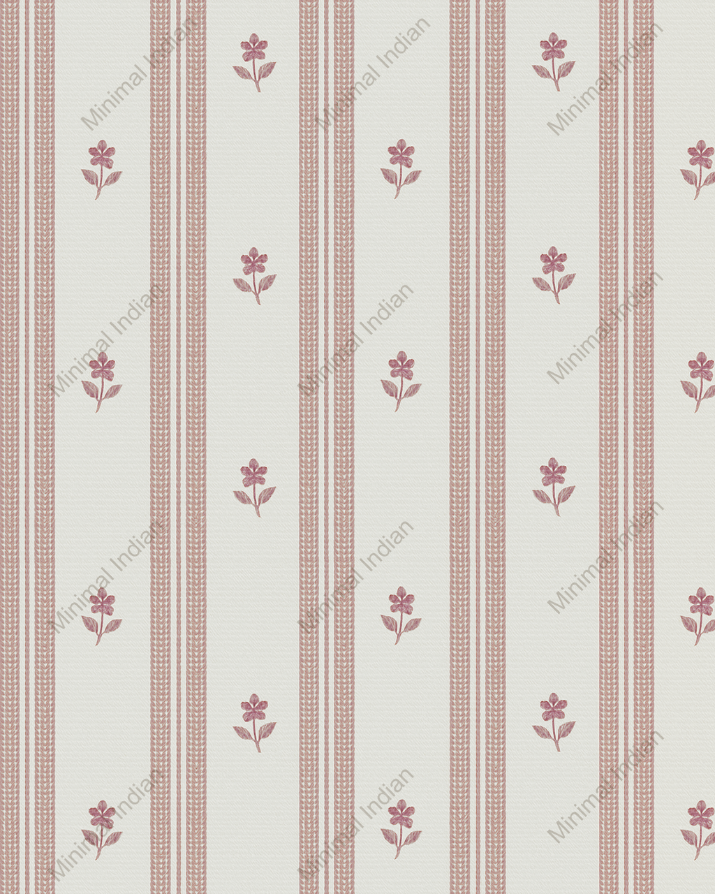 Roseline Wallpaper, Pink