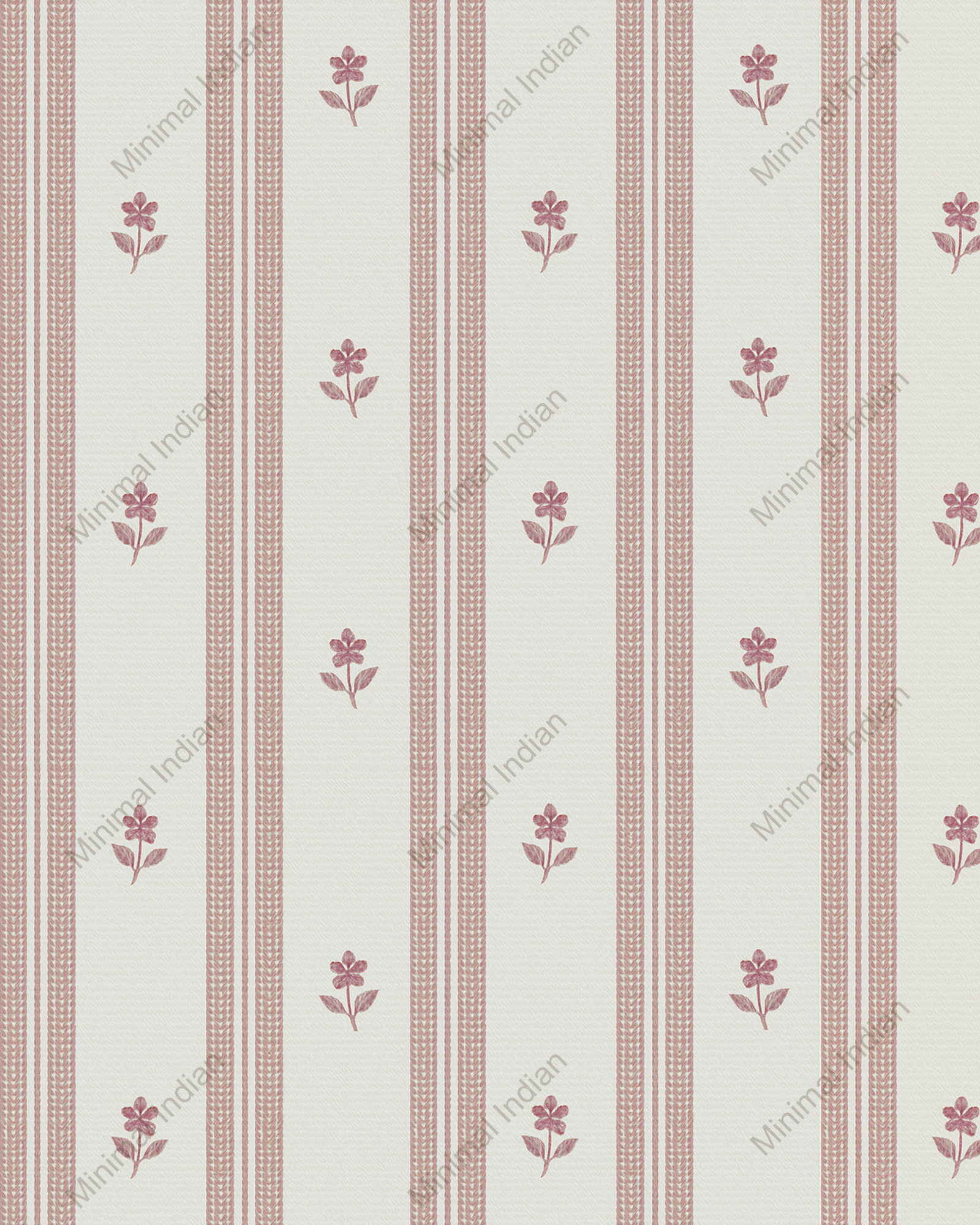 Roseline Wallpaper, Pink