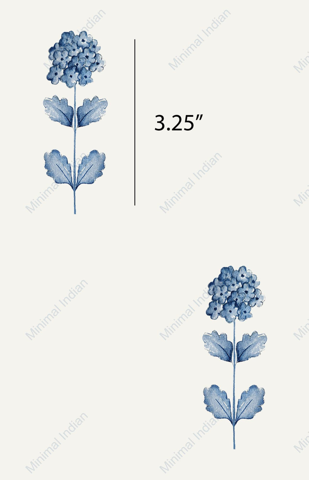 French Flora Wallpaper, Blue