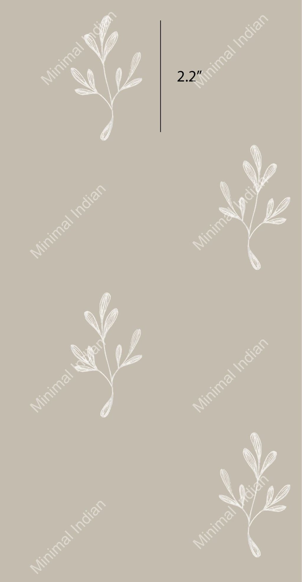 Lily Wallpaper, Beige