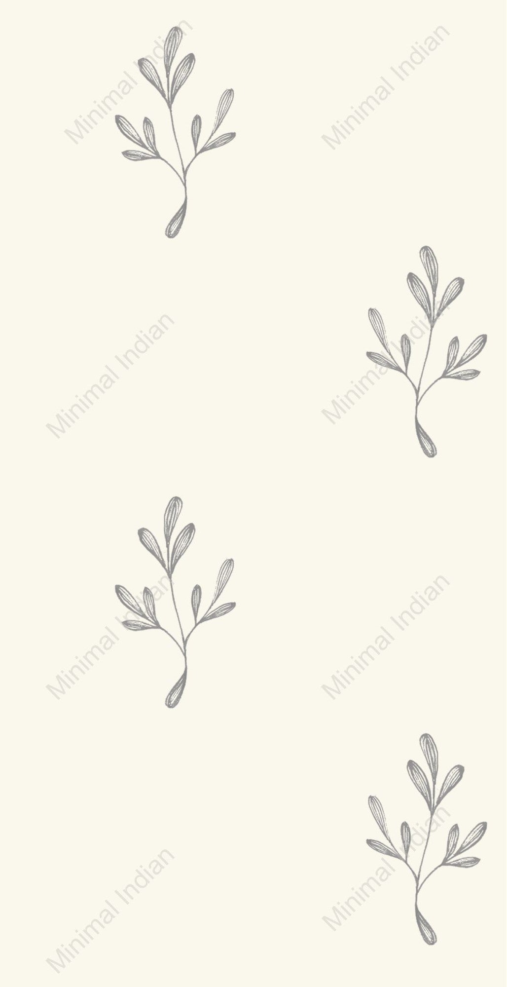 Lily Wallpaper, Grey