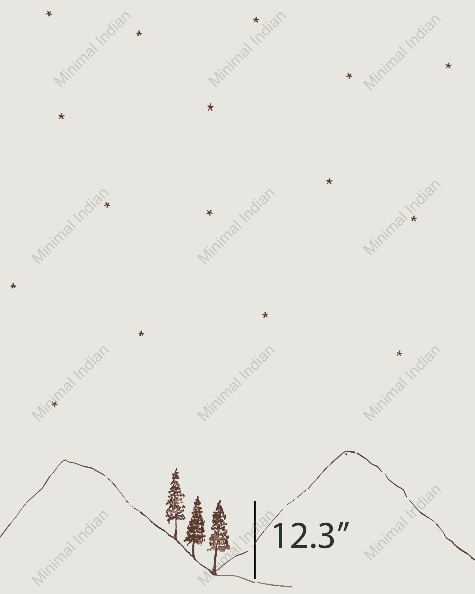 Hills and Wildflower Wallpaper