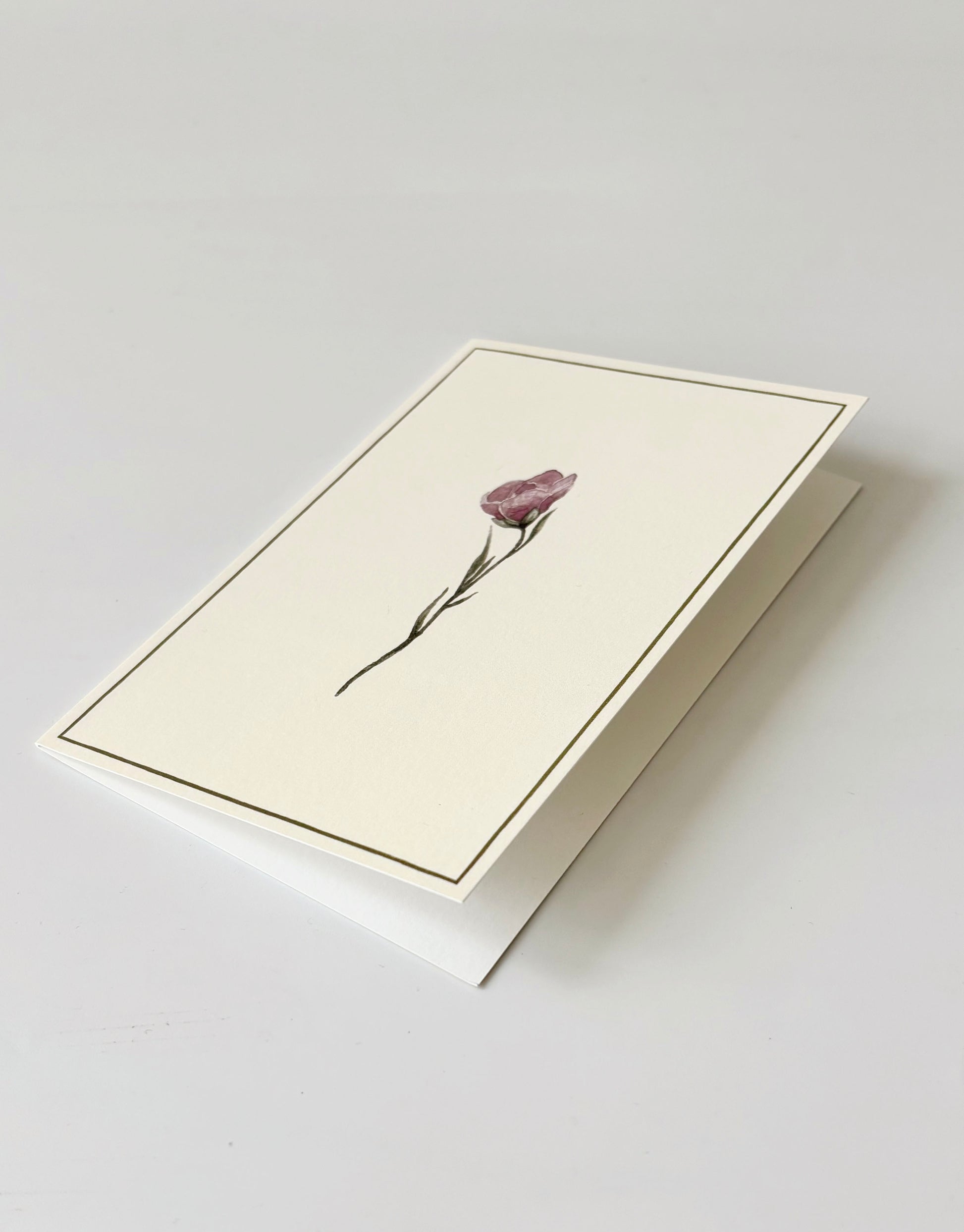 Purple Rose Greeting Cards (Set of 4)