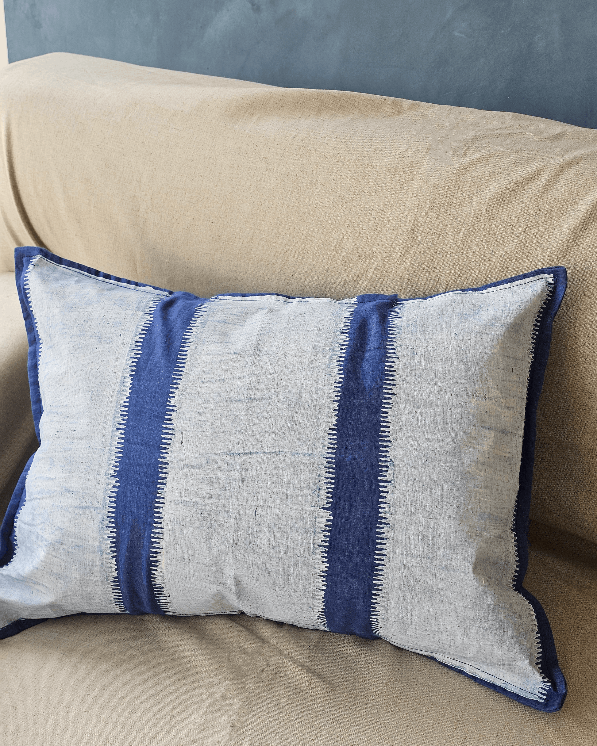 Paar Lumbar Cushion Cover, White( 14"x20" )