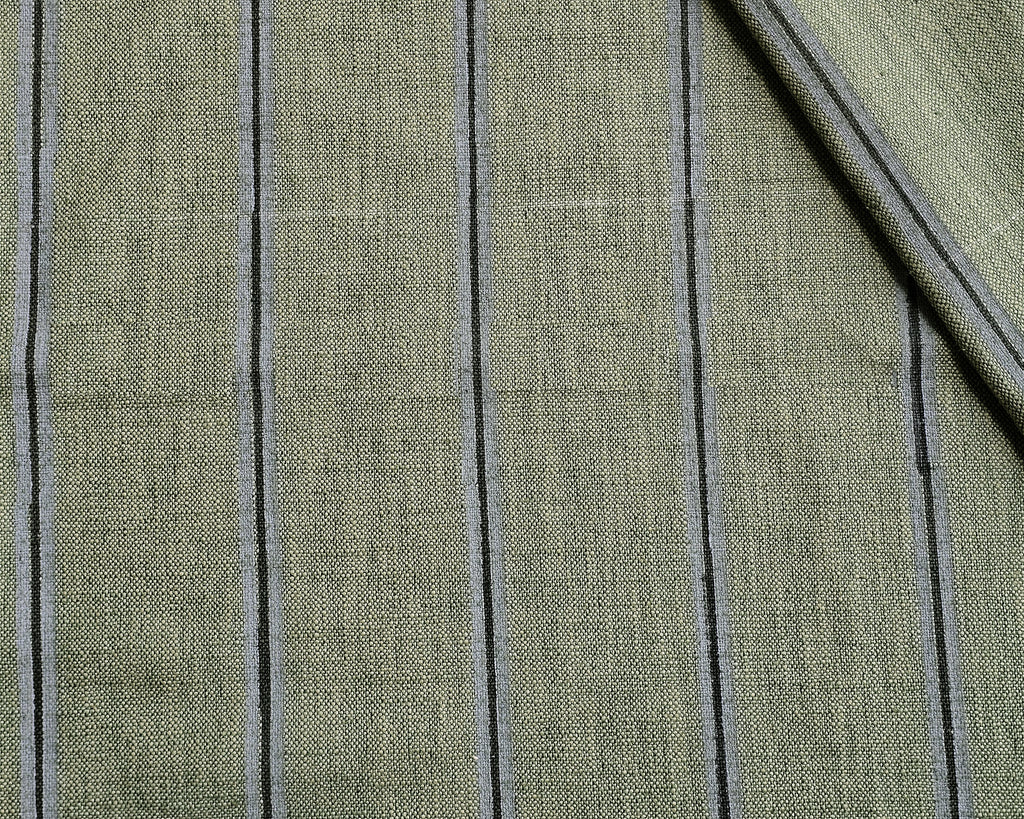 Pinstripe Fabric, Green