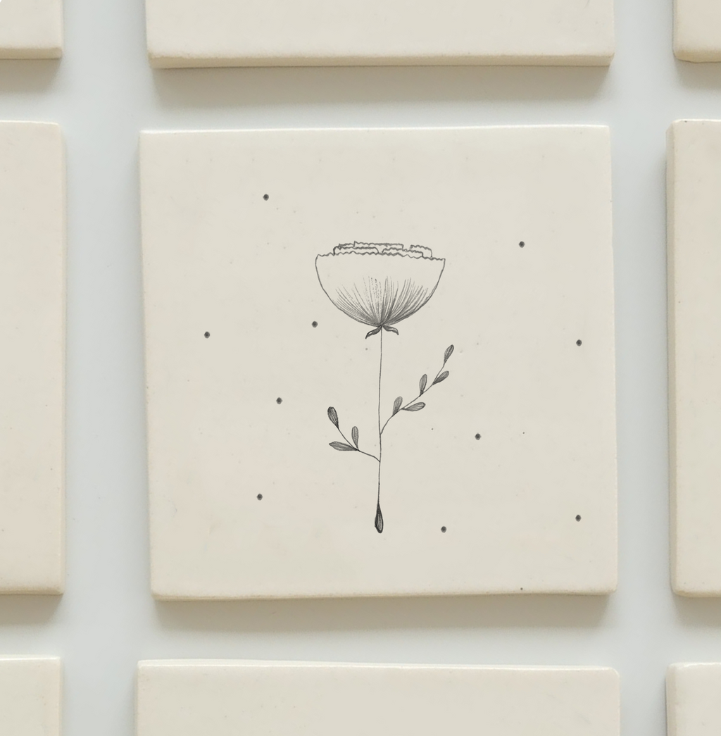 Carnation Tile (4"X4")