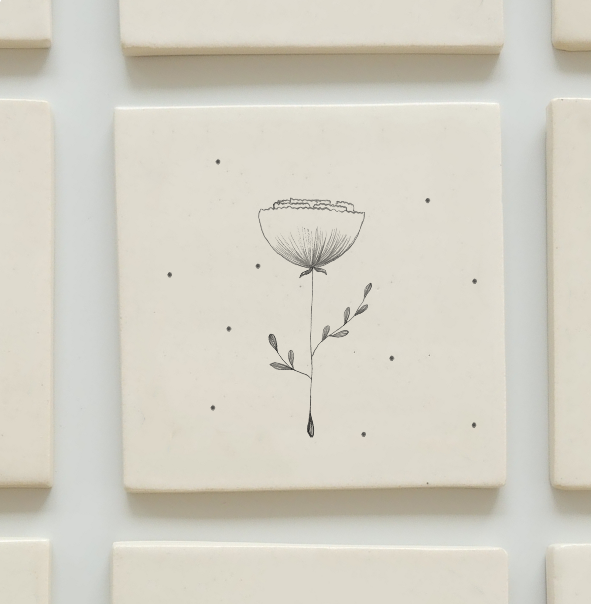 Carnation Tile (4"X4")