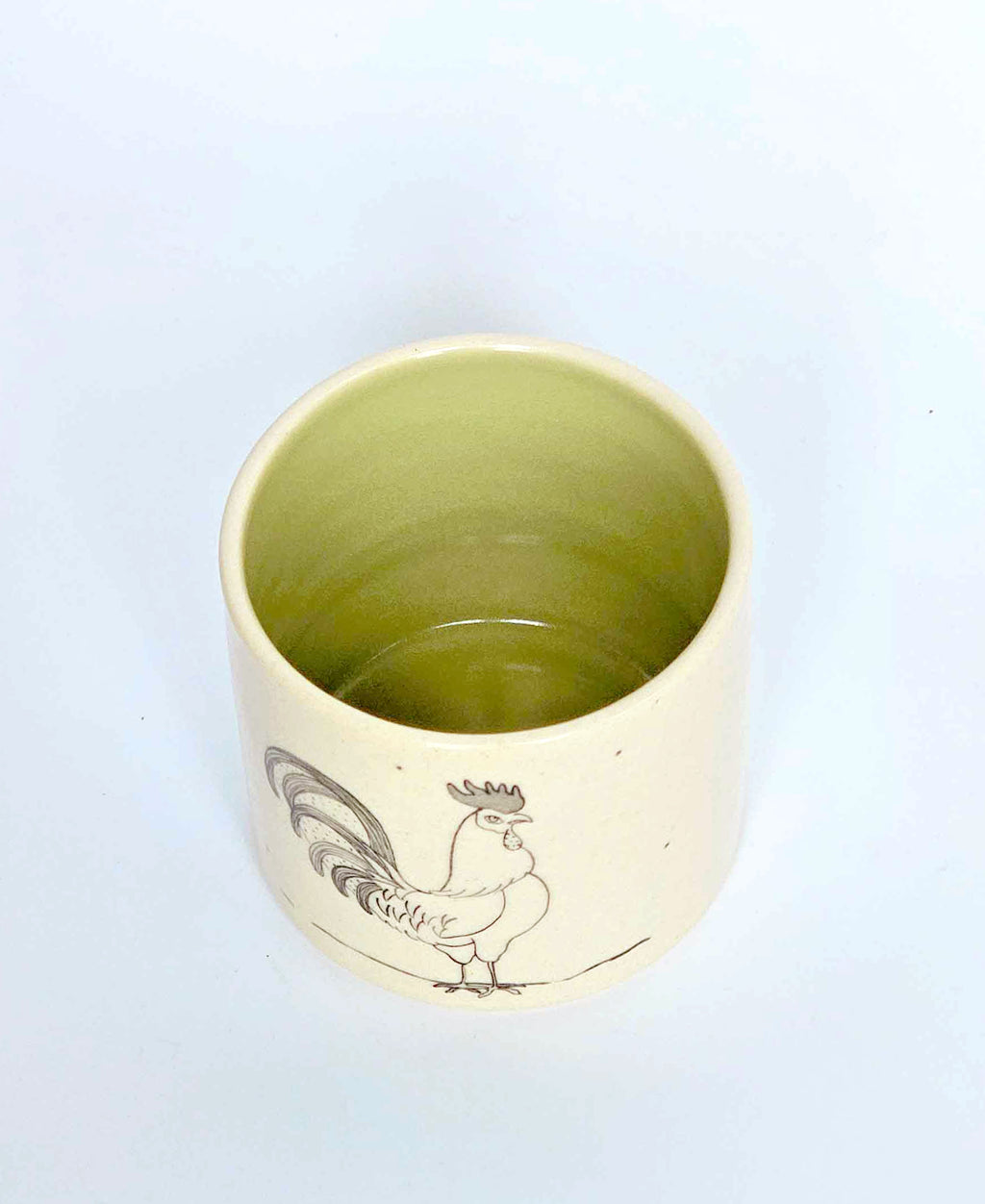 Rooster Pen Stand Olive (1 Piece)