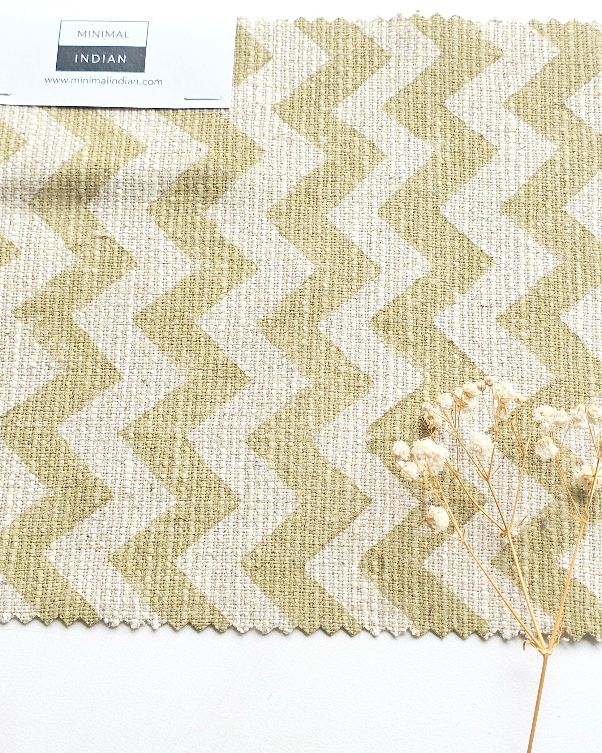 Chevron, Sage Green