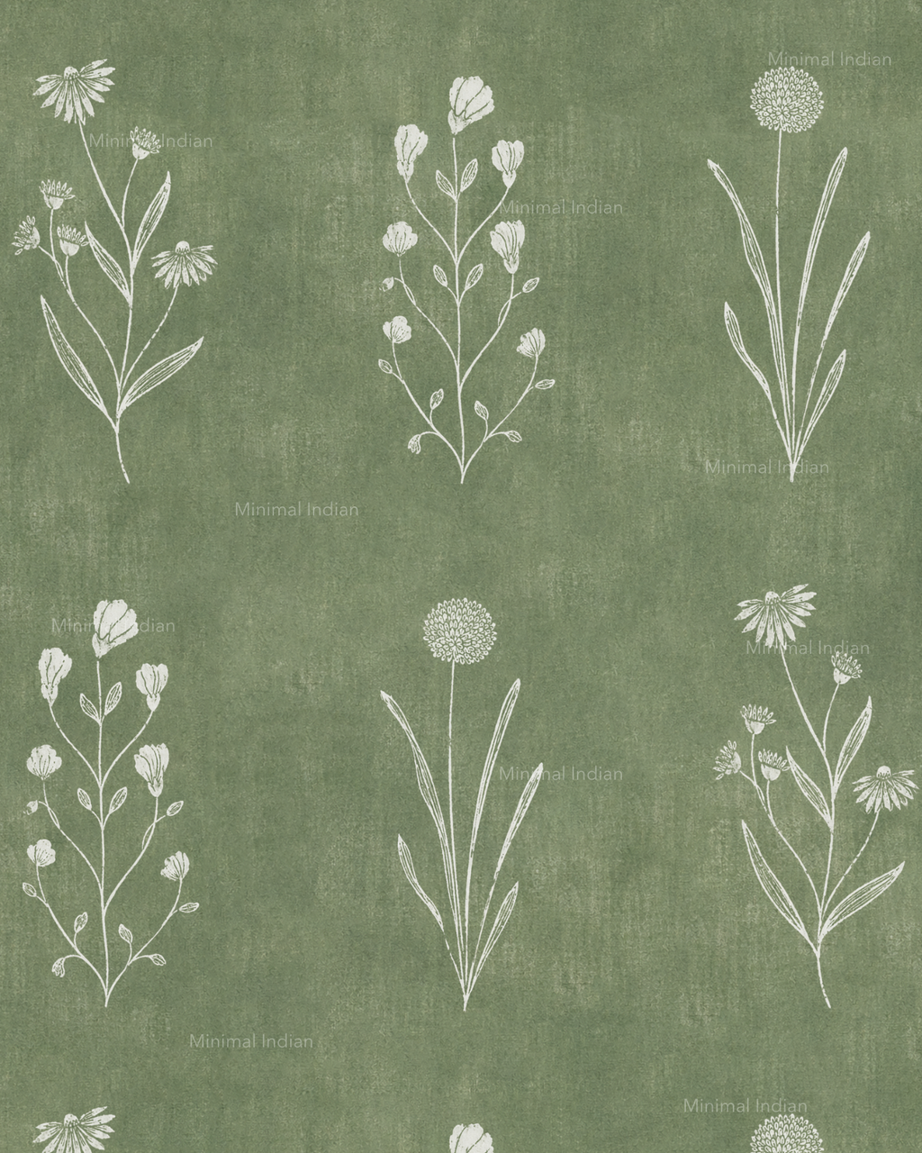Sage Meadow Wallpaper