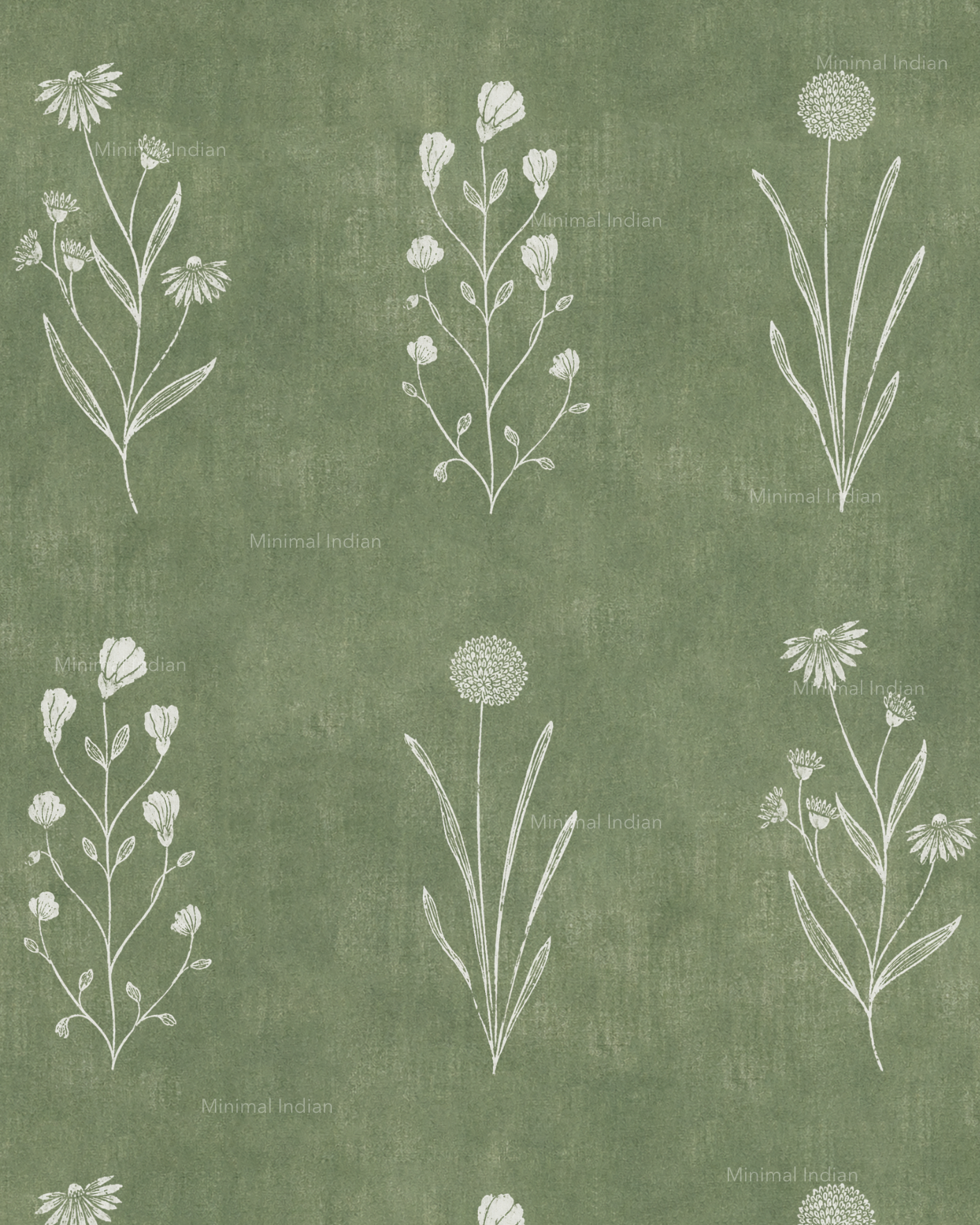 Sage Meadow Wallpaper