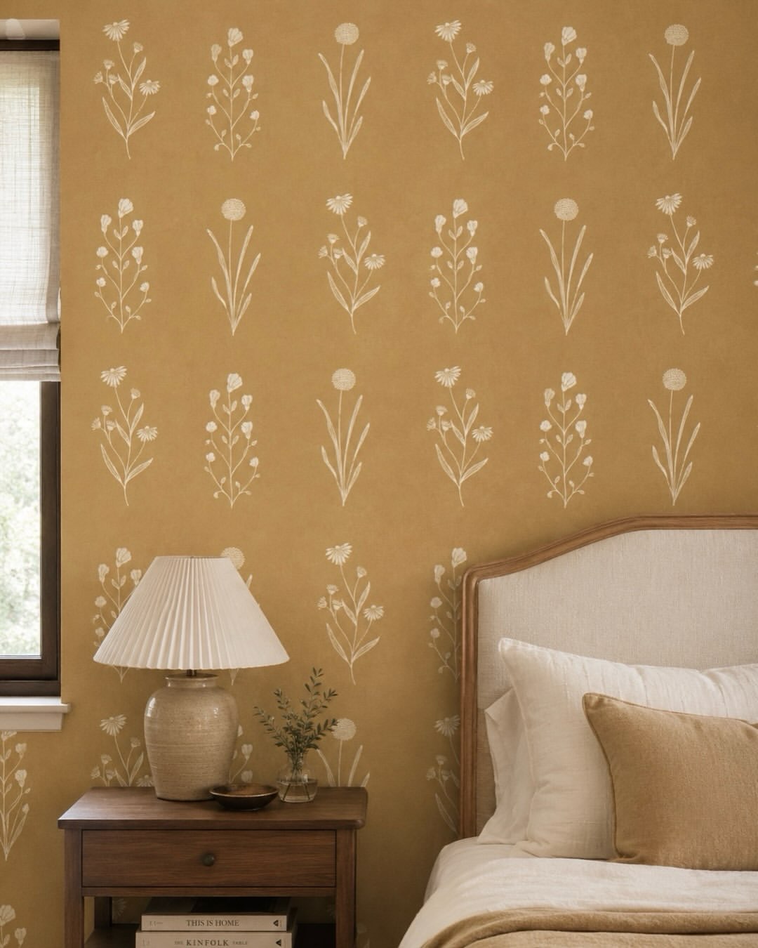Summer Wind Wallpaper, Ochre