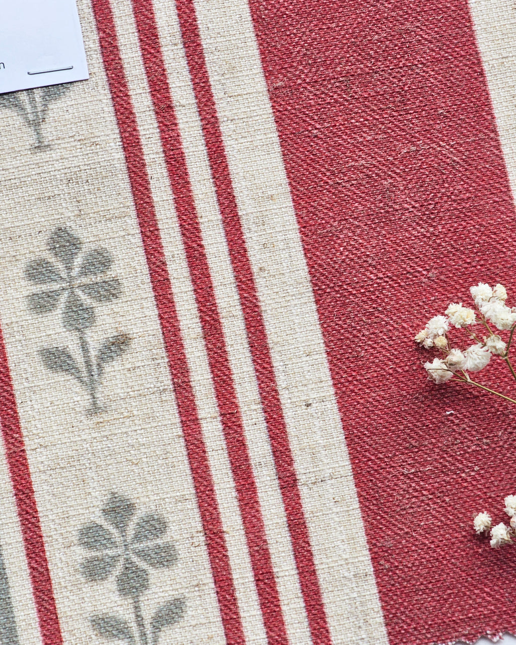 Camellia Fabric, Red