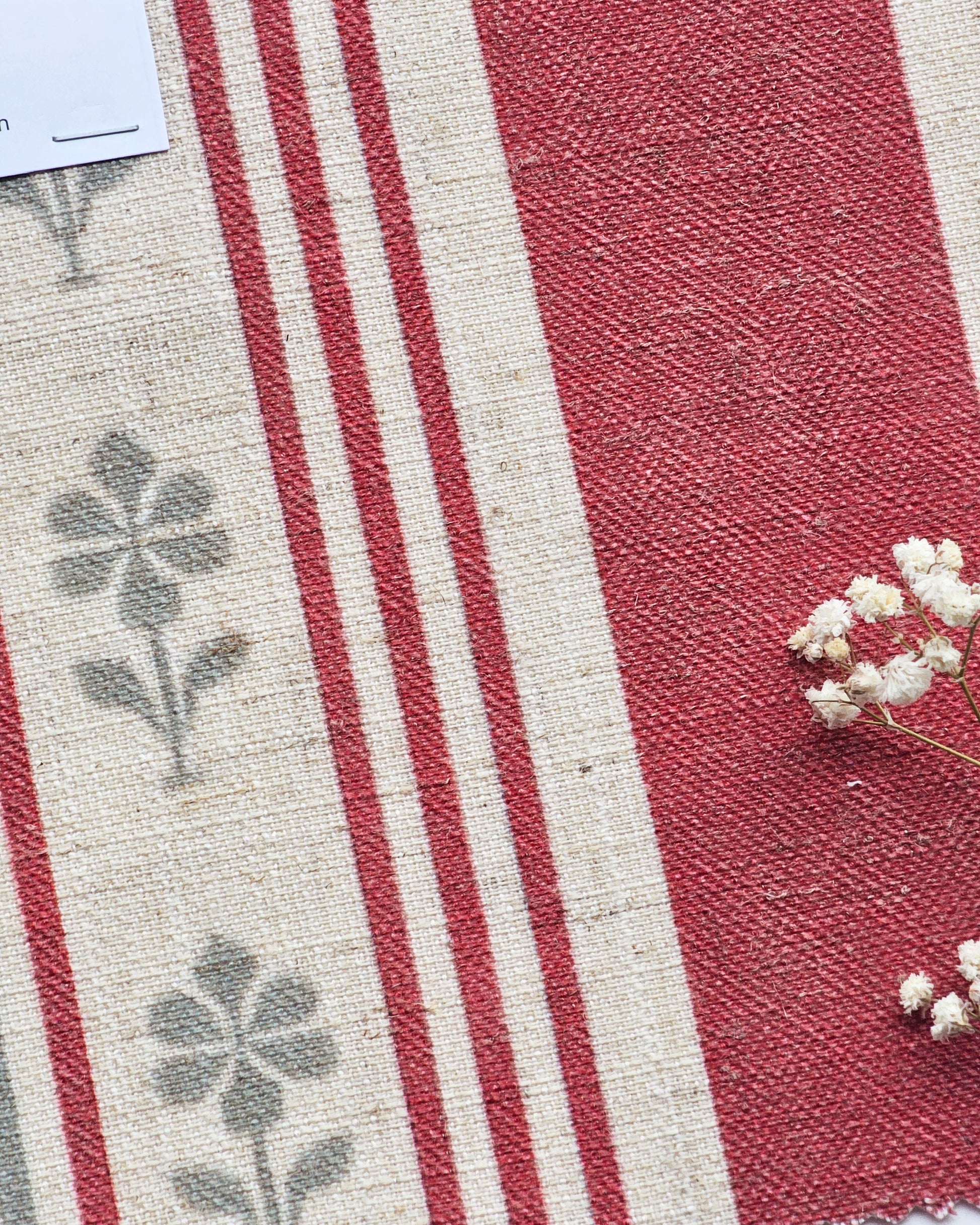 Camellia Fabric, Red