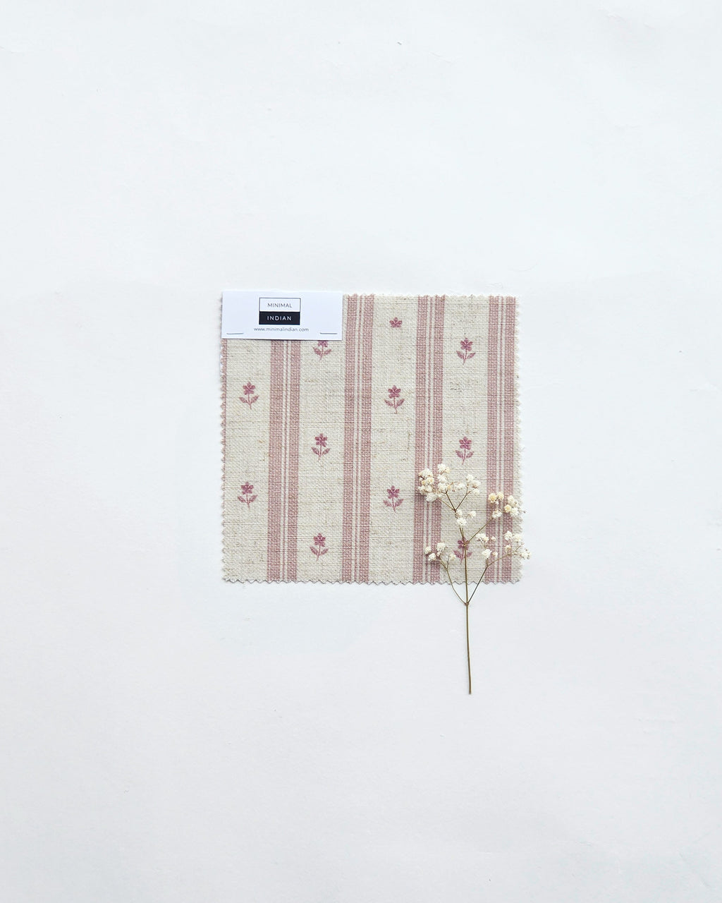 Rosette Fabric, Ash Rose
