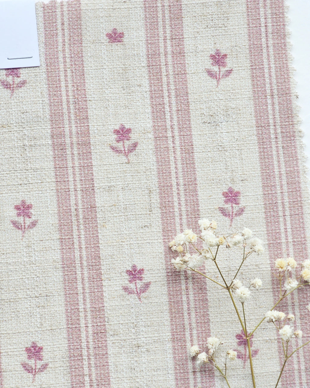 Rosette Fabric, Ash Rose