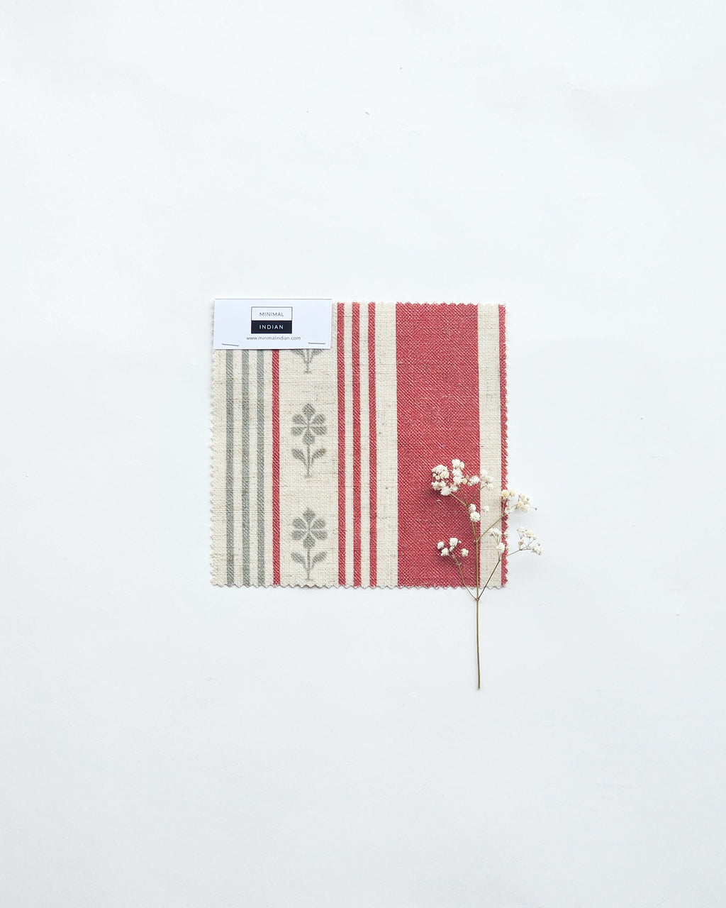 Camellia Fabric, Red