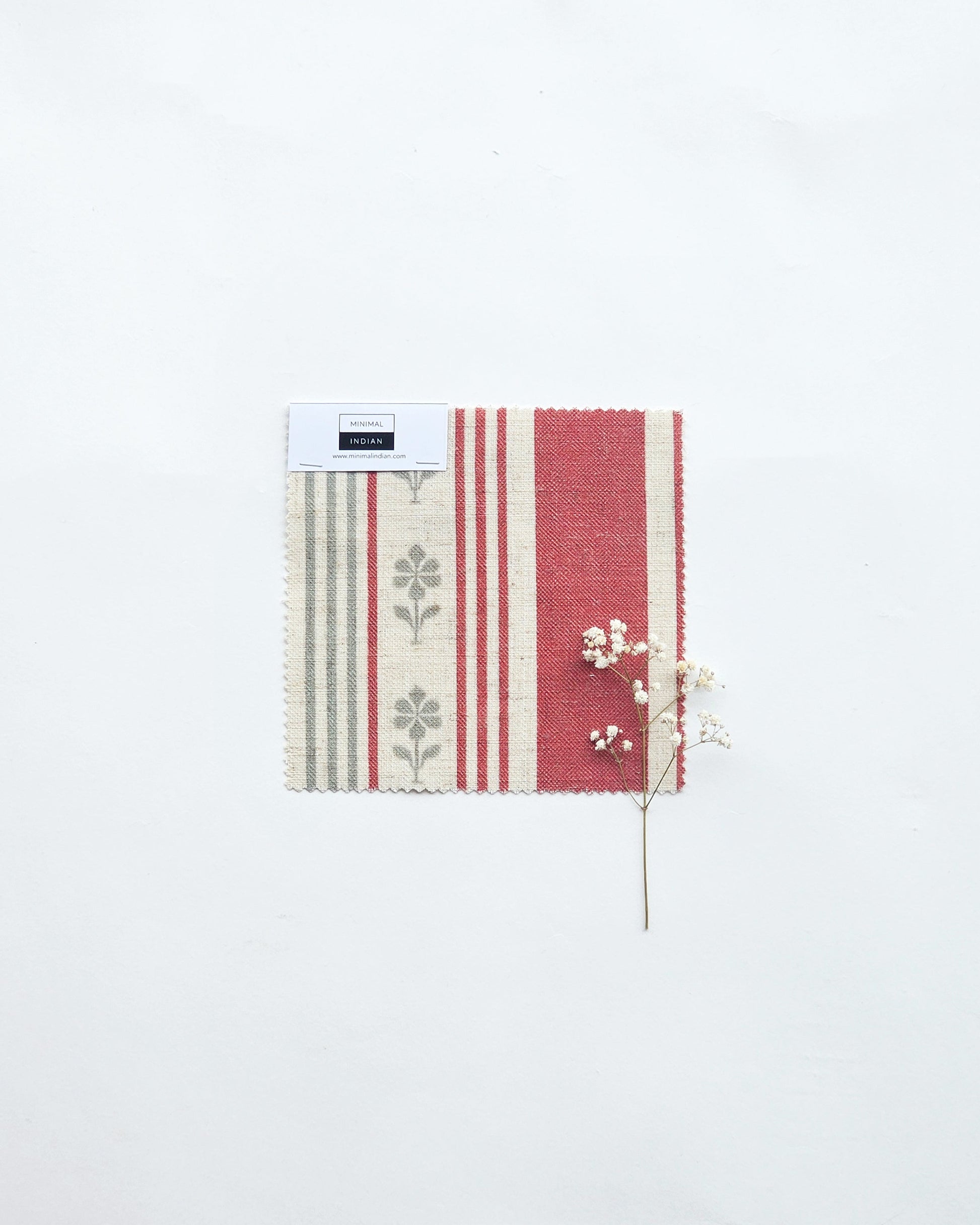 Camellia Fabric, Red