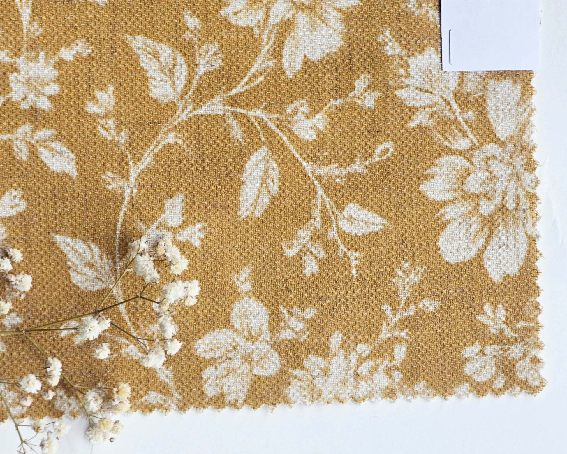 Zinnia Fabric, Amber