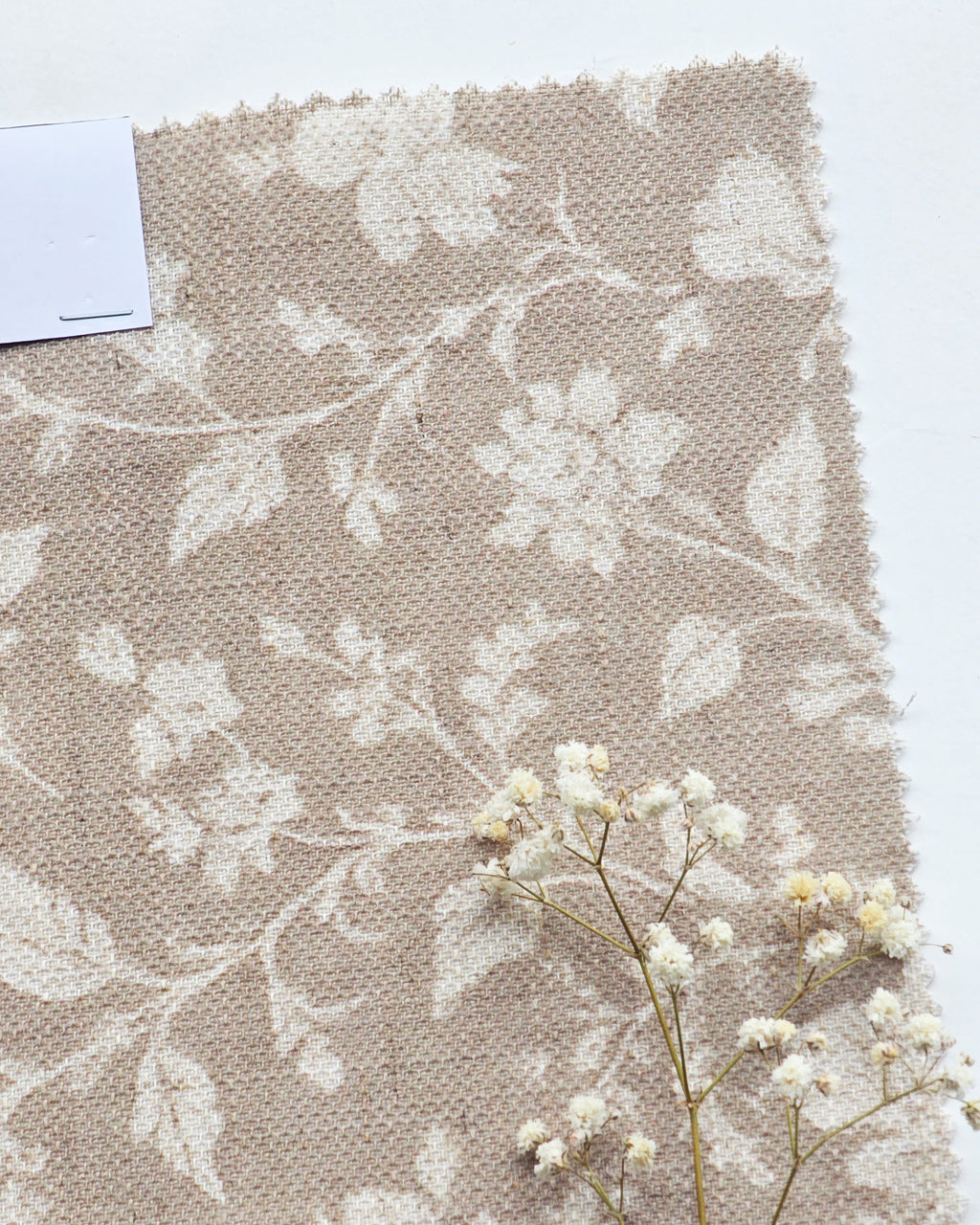 Zinnia Fabric, Light brown