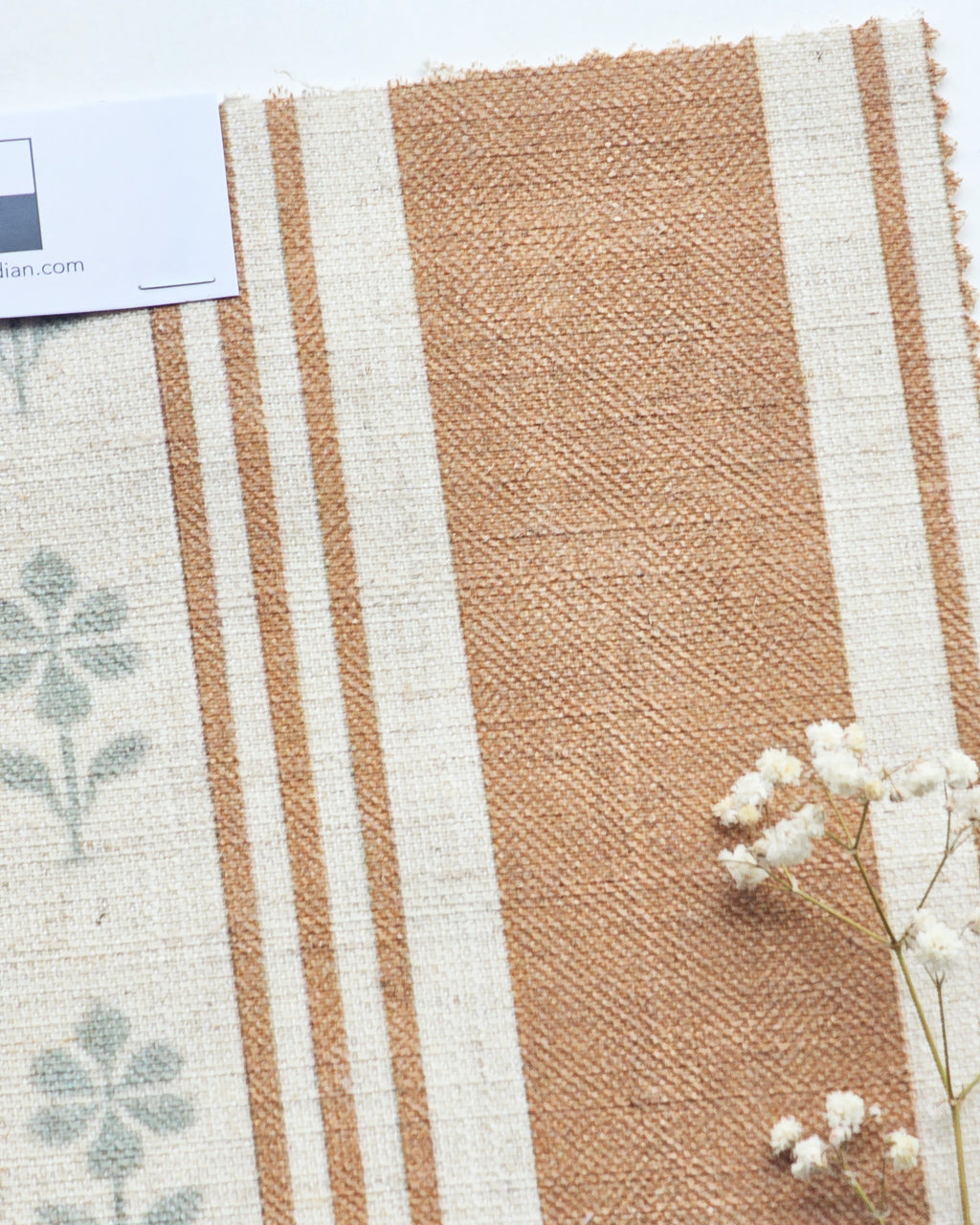 Camellia Fabric, Ochre